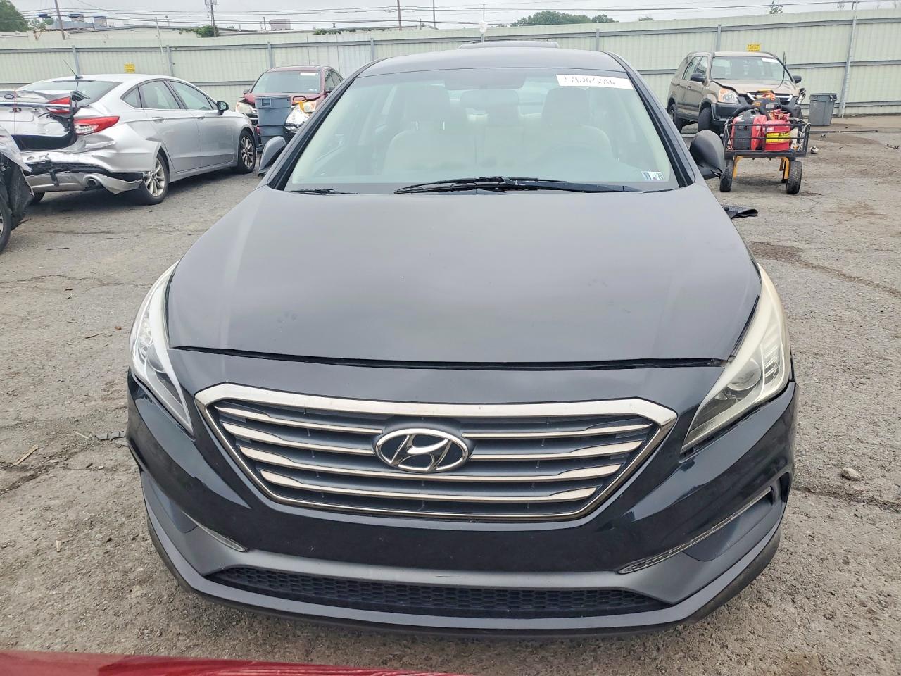 2015 Hyundai Sonata Sport Black vin: 5NPE34AF8FH056495