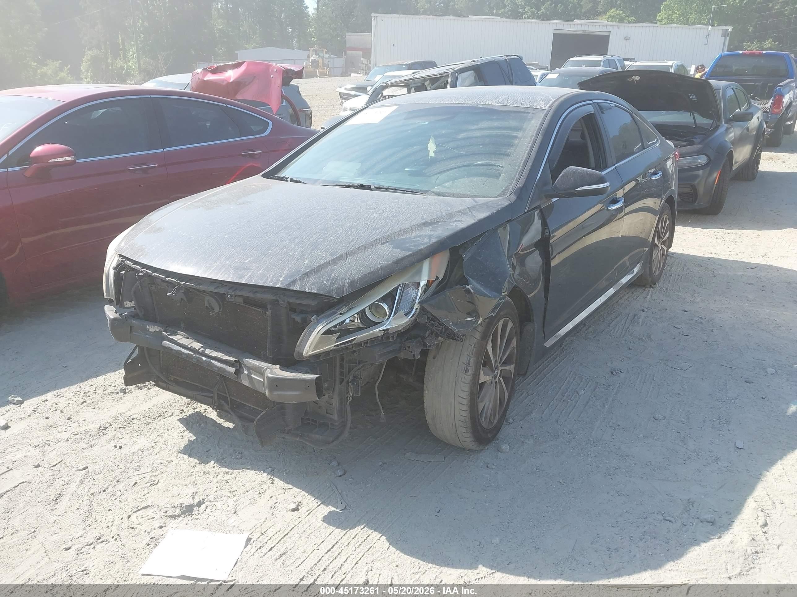 2015 Hyundai Sonata Sport Черный vin: 5NPE34AF8FH061065