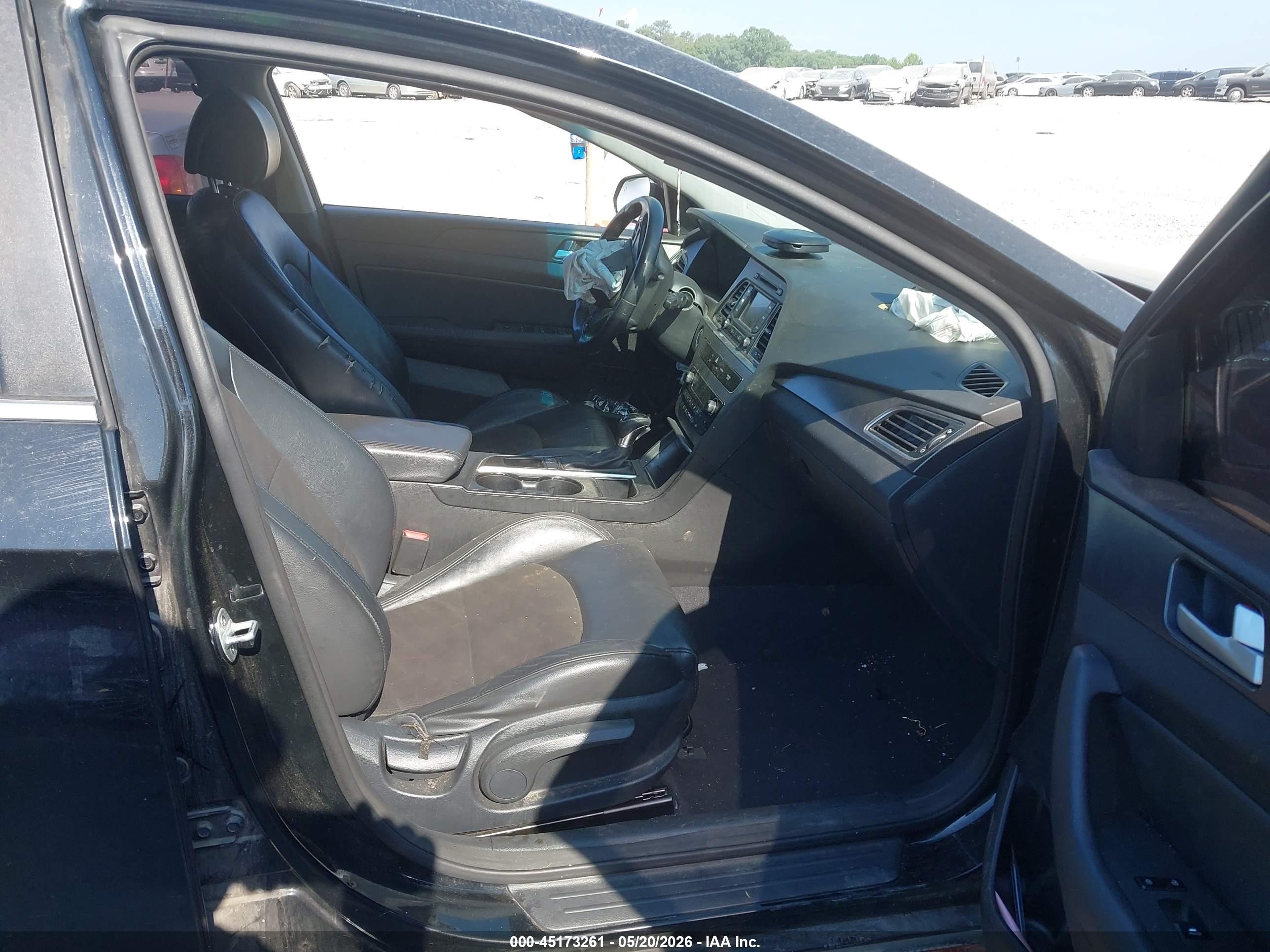 2015 Hyundai Sonata Sport Черный vin: 5NPE34AF8FH061065