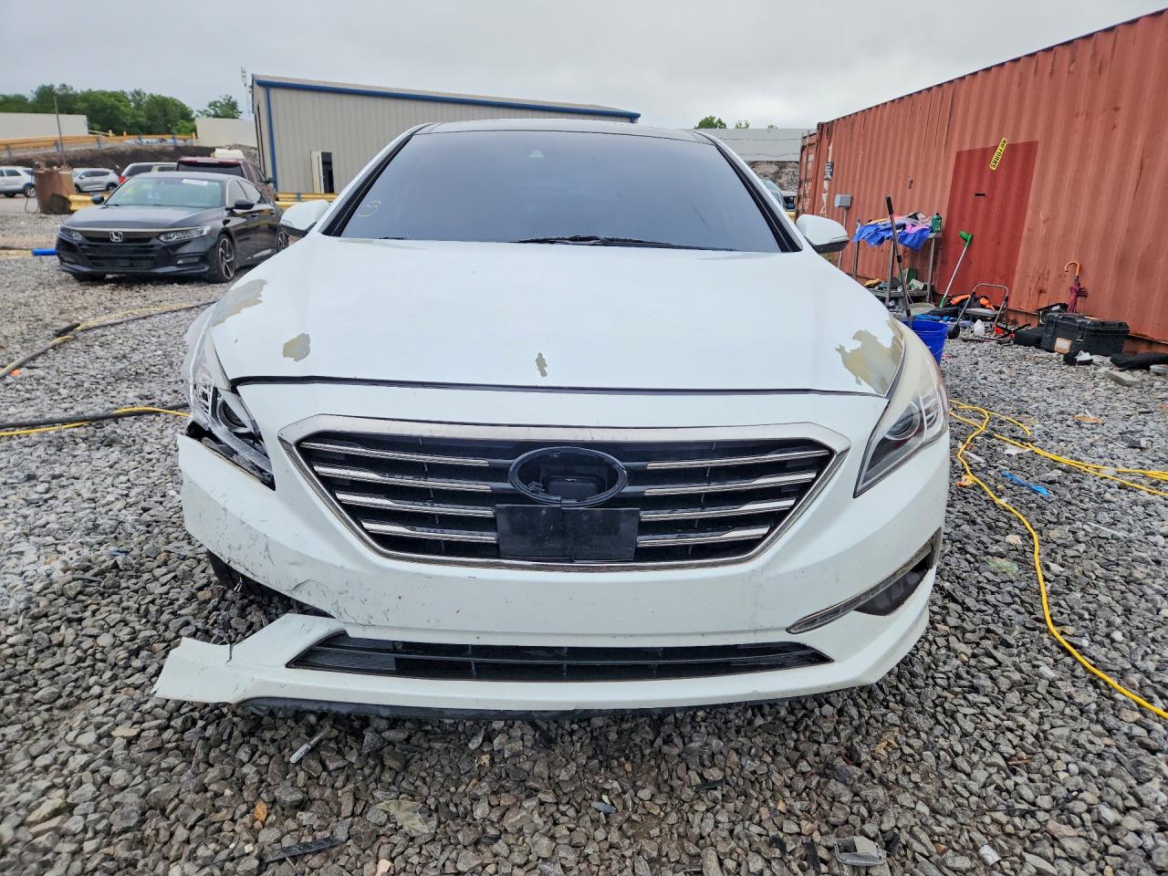 2015 Hyundai Sonata Limited Белый vin: 5NPE34AF8FH076004