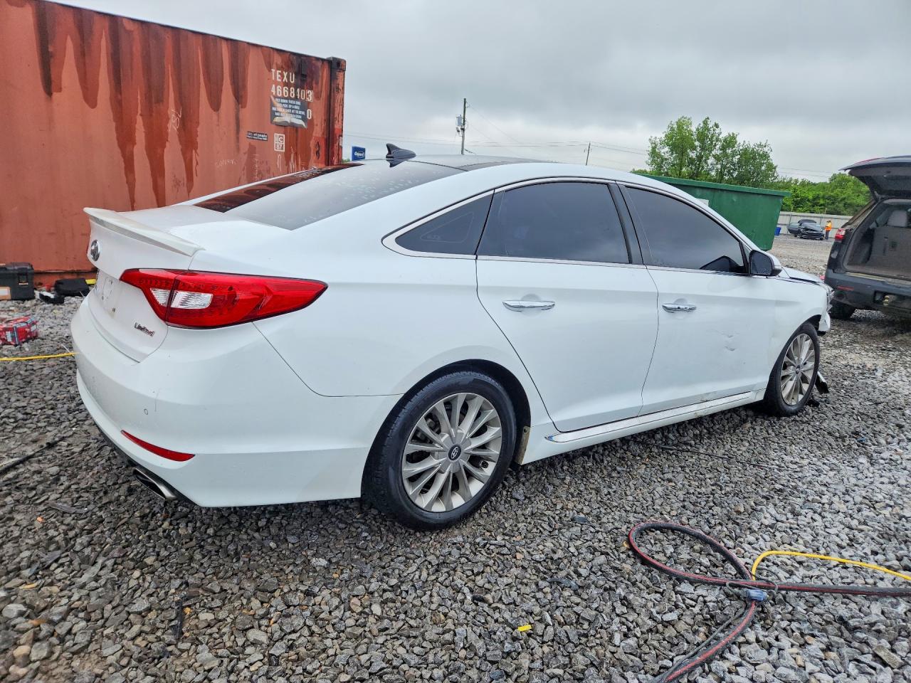 2015 Hyundai Sonata Limited Белый vin: 5NPE34AF8FH076004