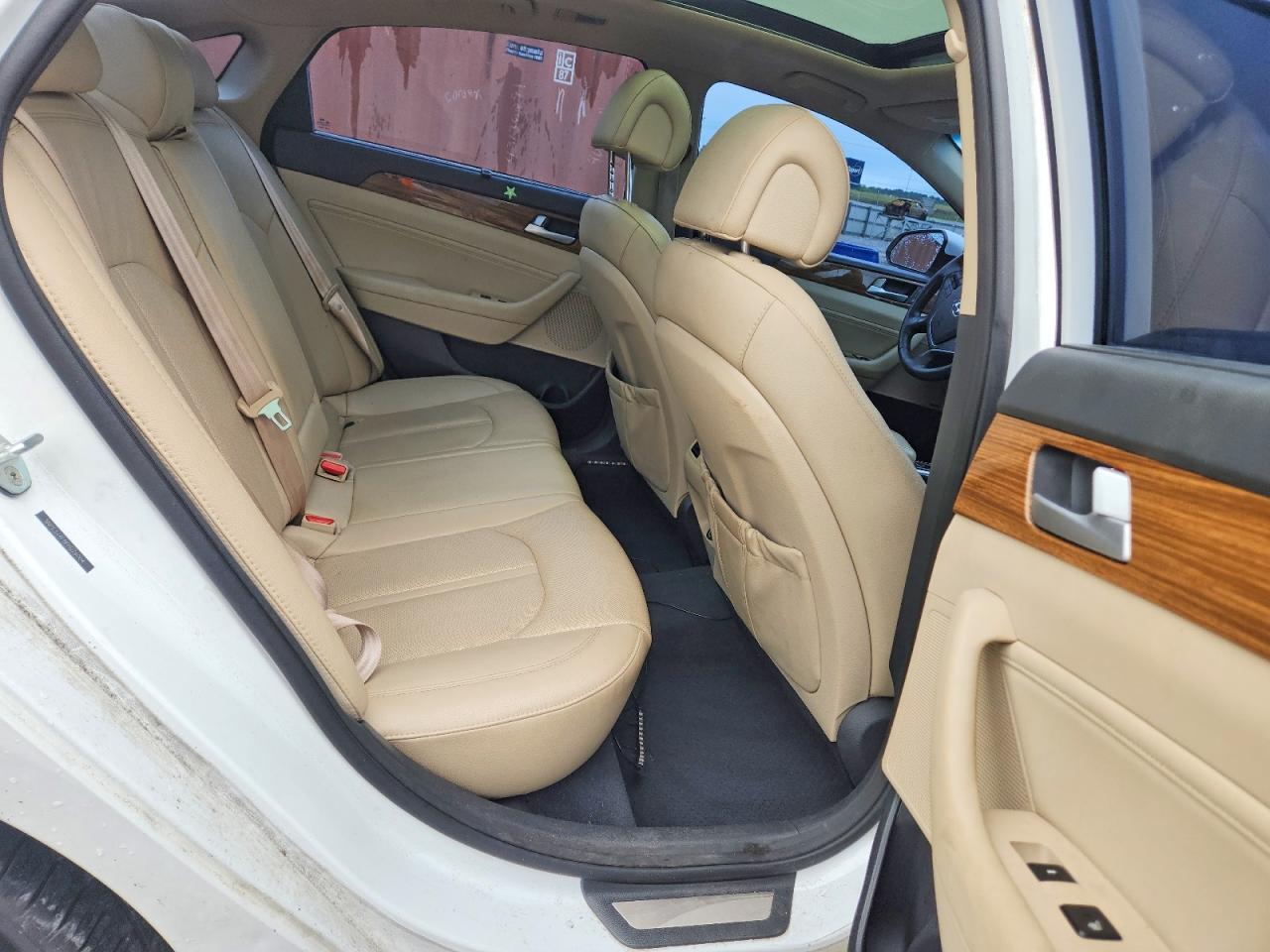 2015 Hyundai Sonata Limited Белый vin: 5NPE34AF8FH076004