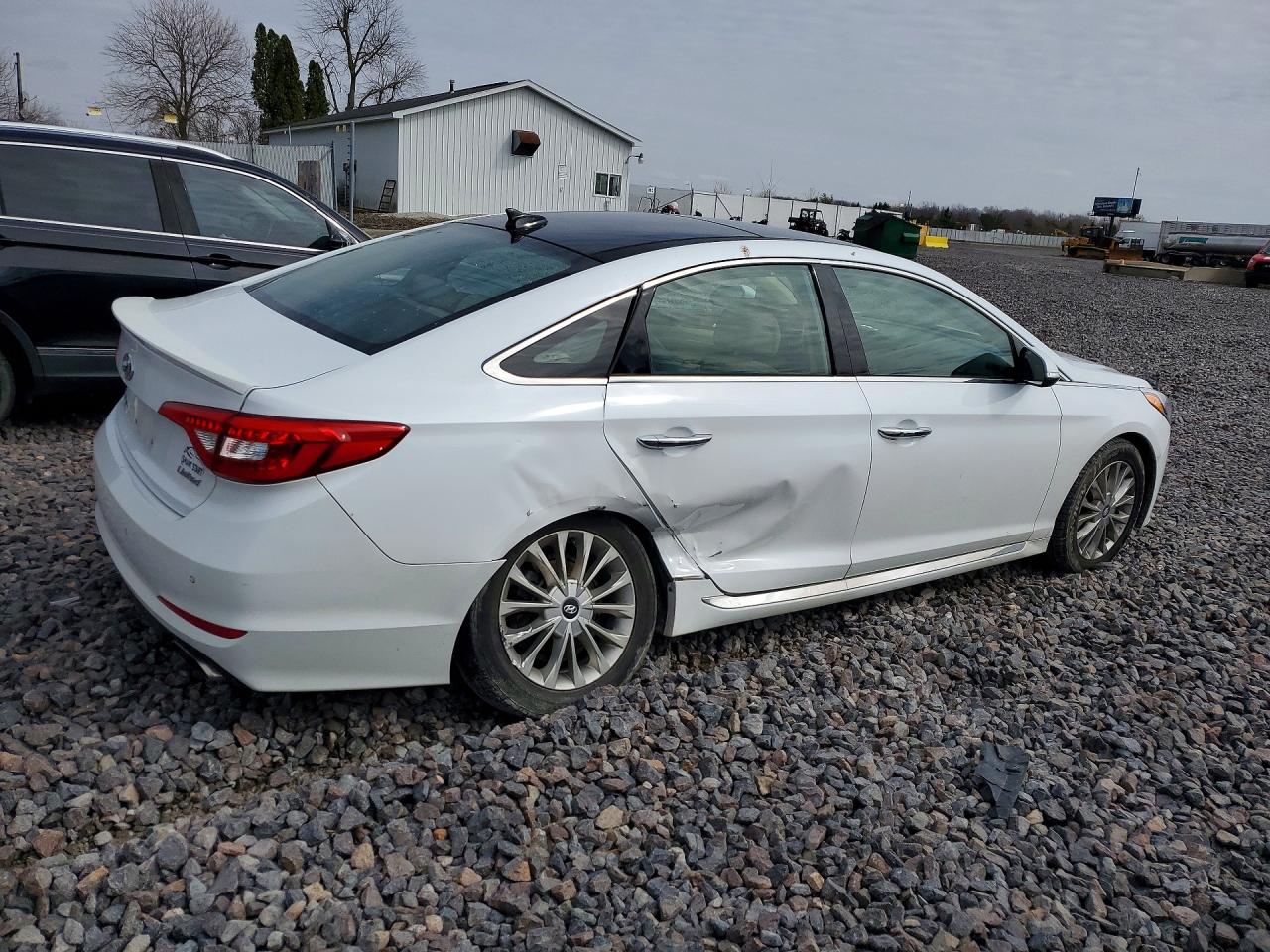 2015 Hyundai Sonata Limited White vin: 5NPE34AF8FH078092