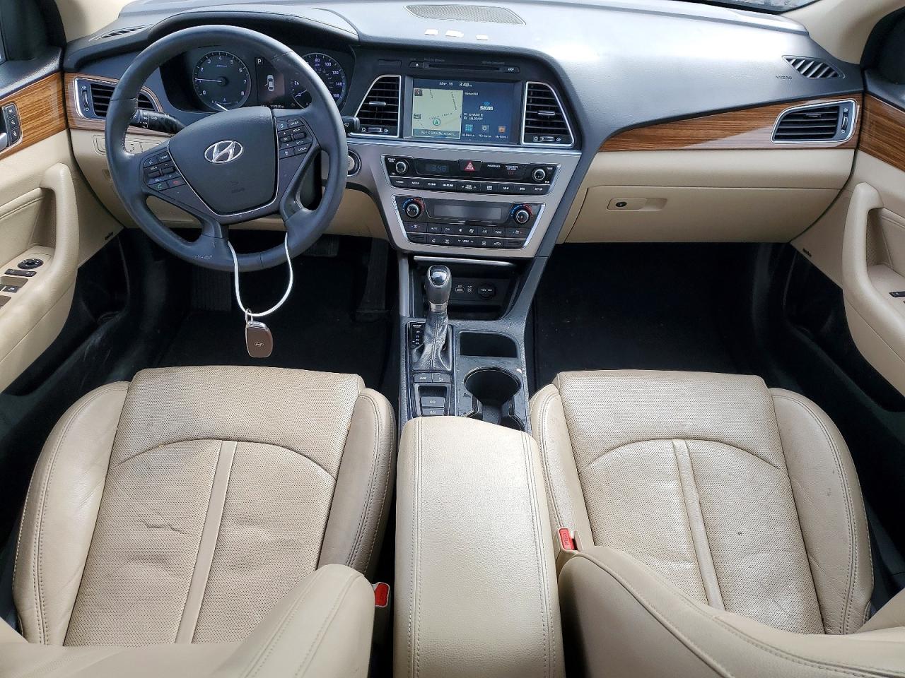 2015 Hyundai Sonata Limited White vin: 5NPE34AF8FH078092