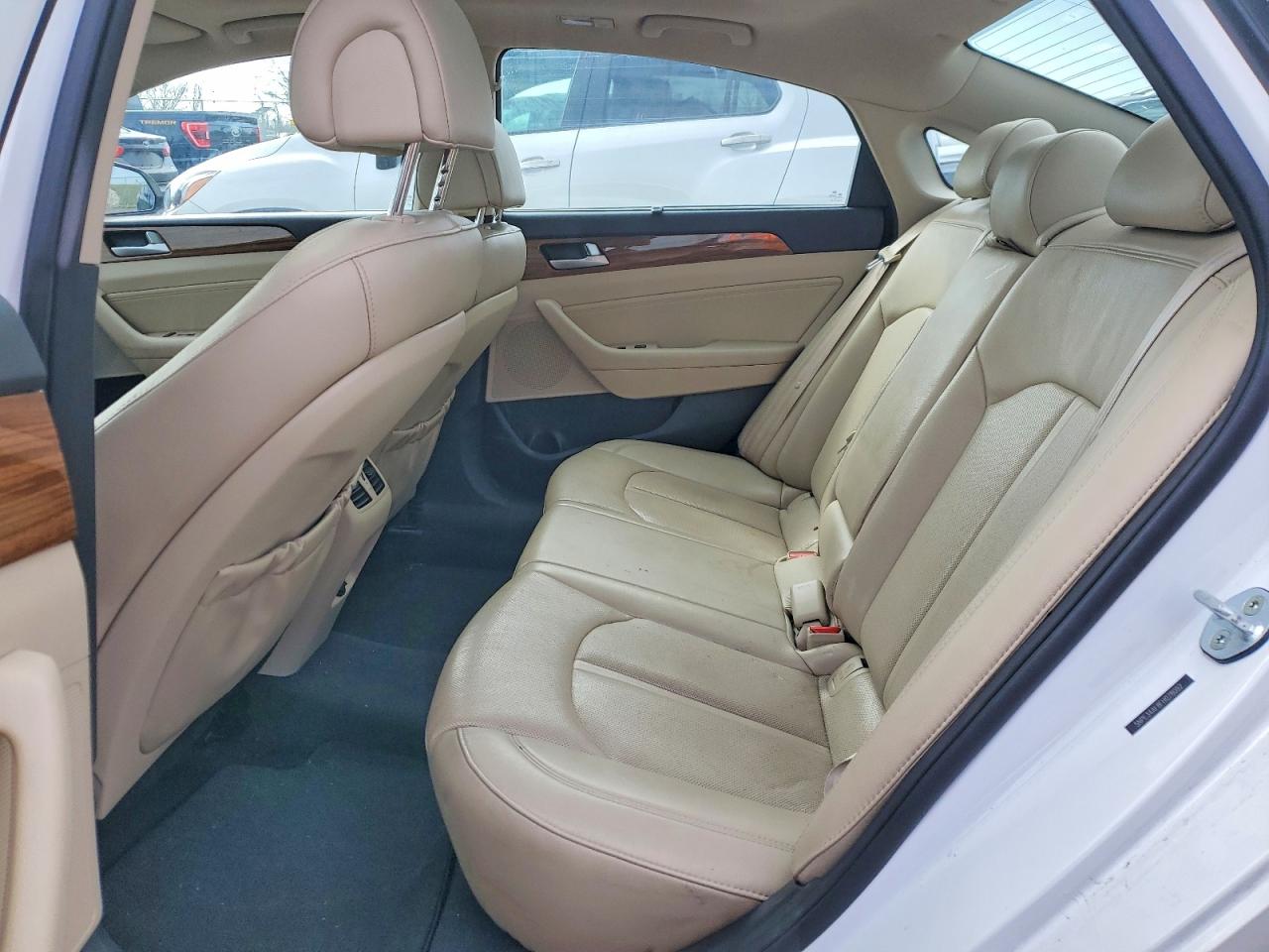 2015 Hyundai Sonata Limited White vin: 5NPE34AF8FH078092