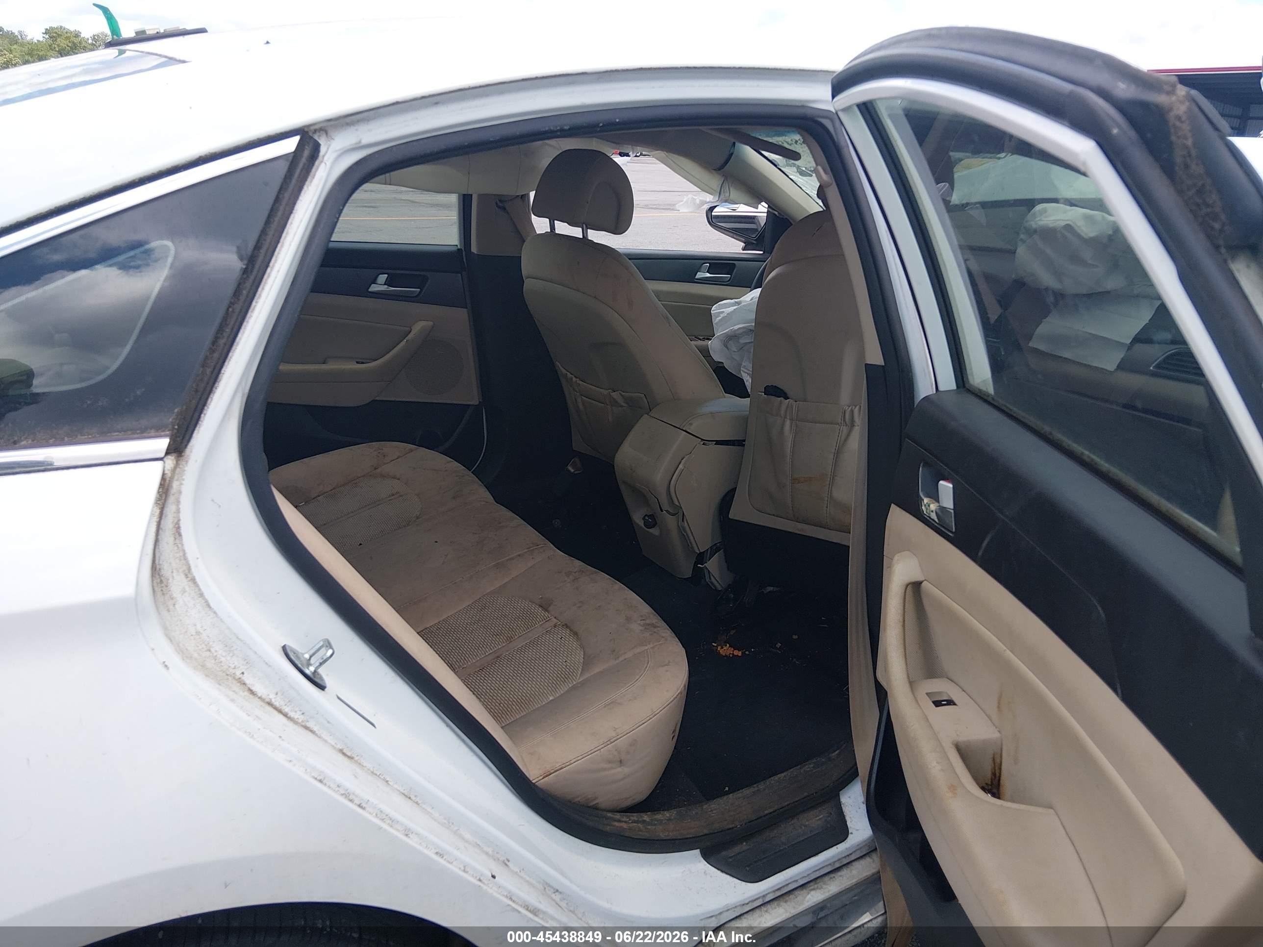 2015 Hyundai Sonata Sport White vin: 5NPE34AF8FH079002