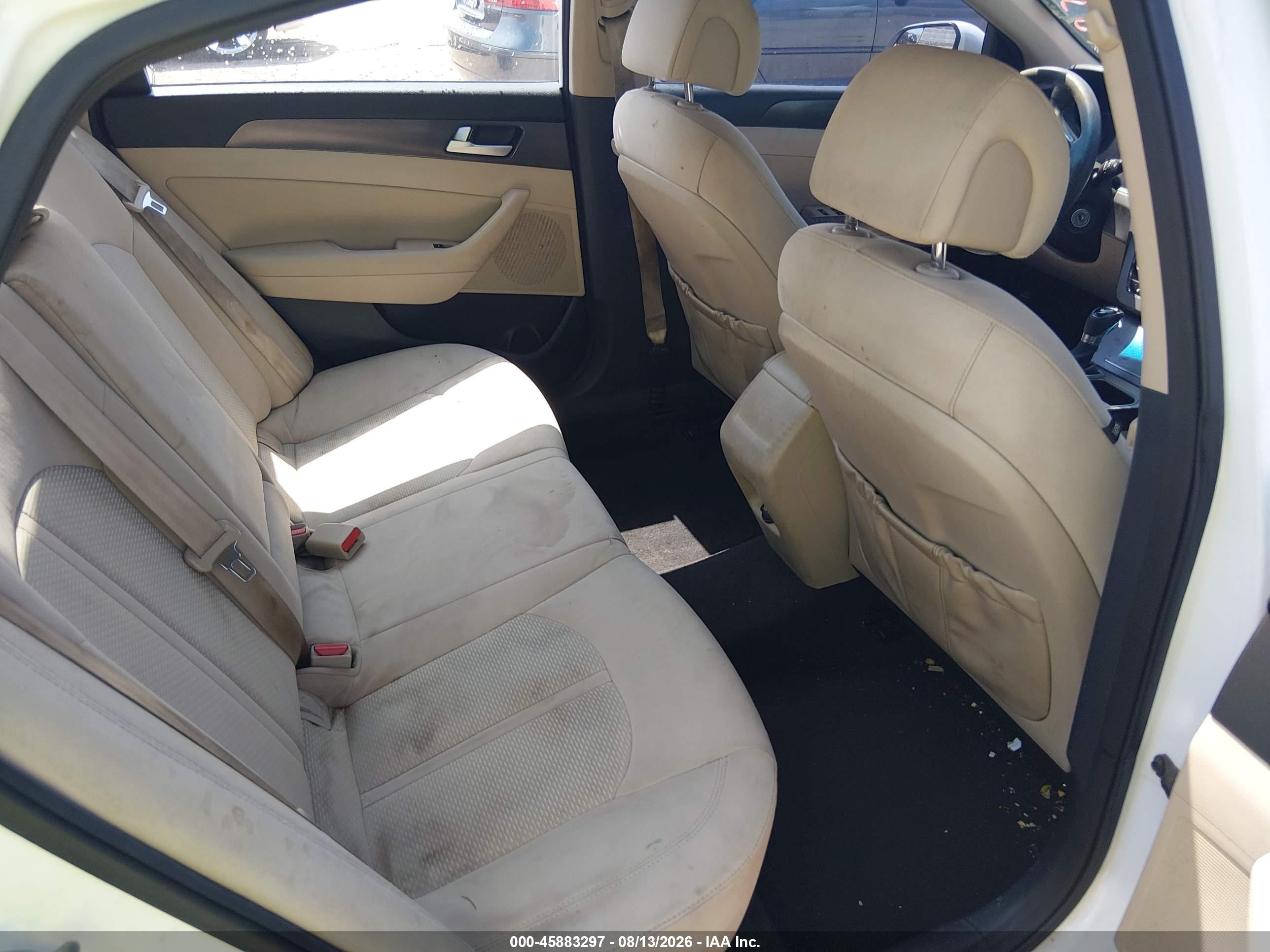 2015 Hyundai Sonata Sport White vin: 5NPE34AF8FH080764