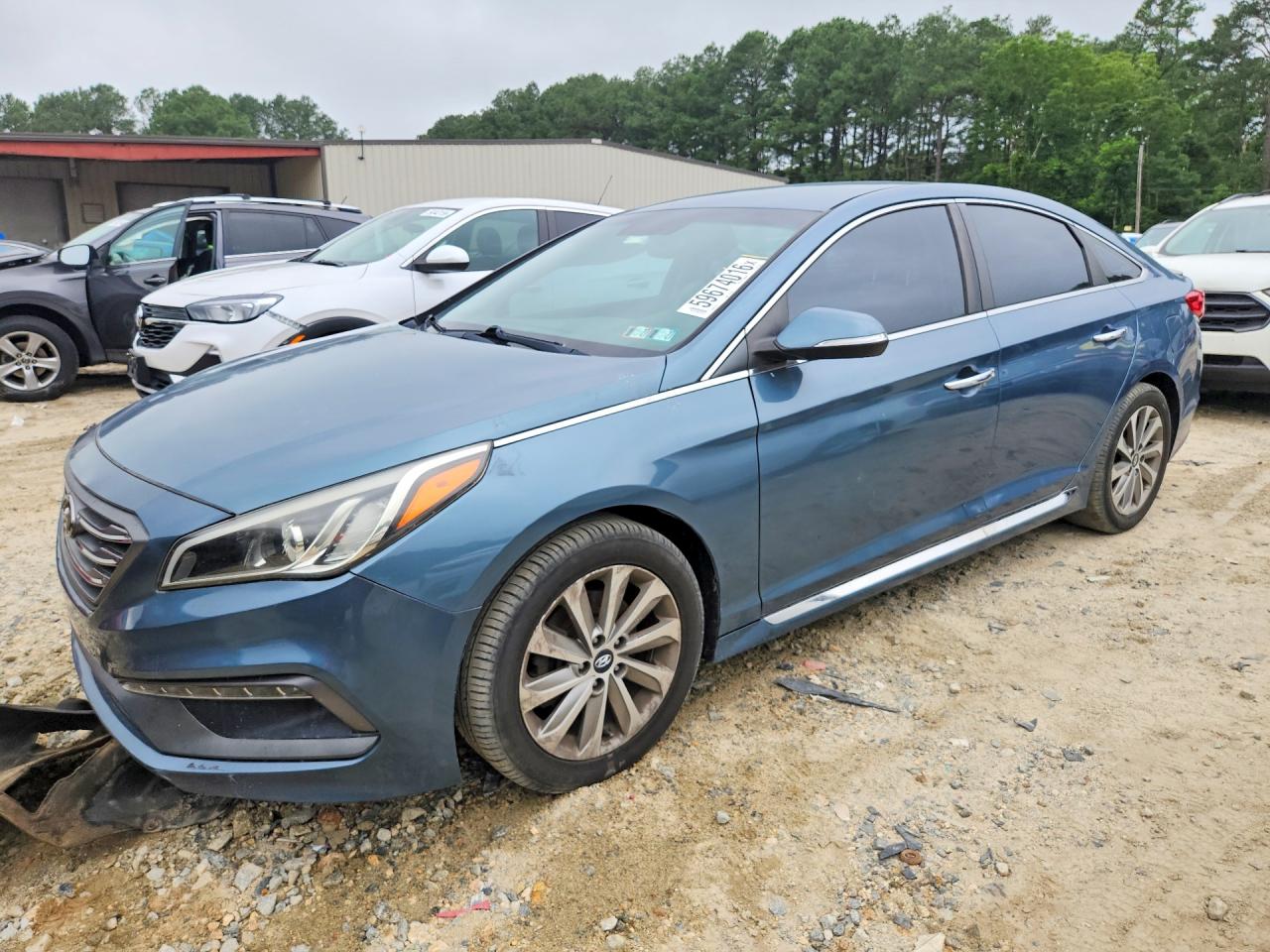 2015 Hyundai Sonata Sport Teal vin: 5NPE34AF8FH081588