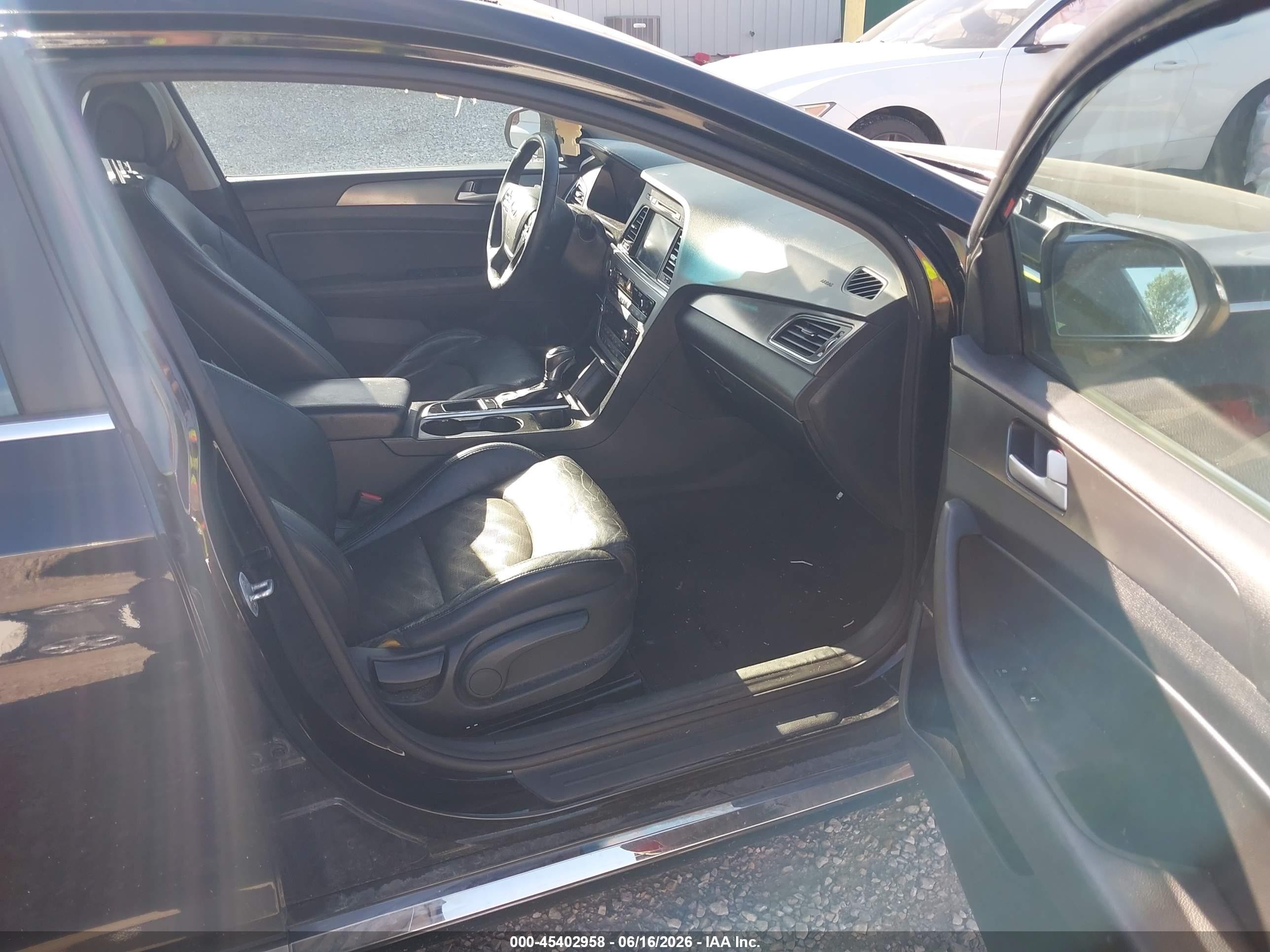 2015 Hyundai Sonata Sport Black vin: 5NPE34AF8FH092512