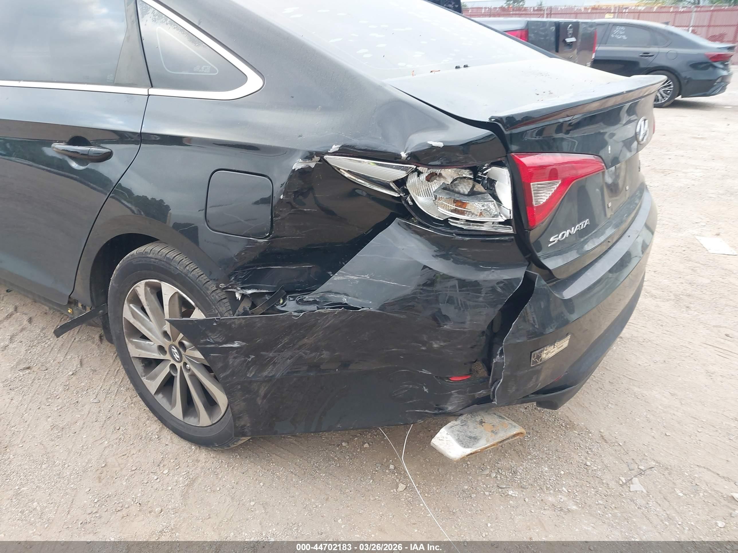 2015 Hyundai Sonata Sport Black vin: 5NPE34AF8FH093028