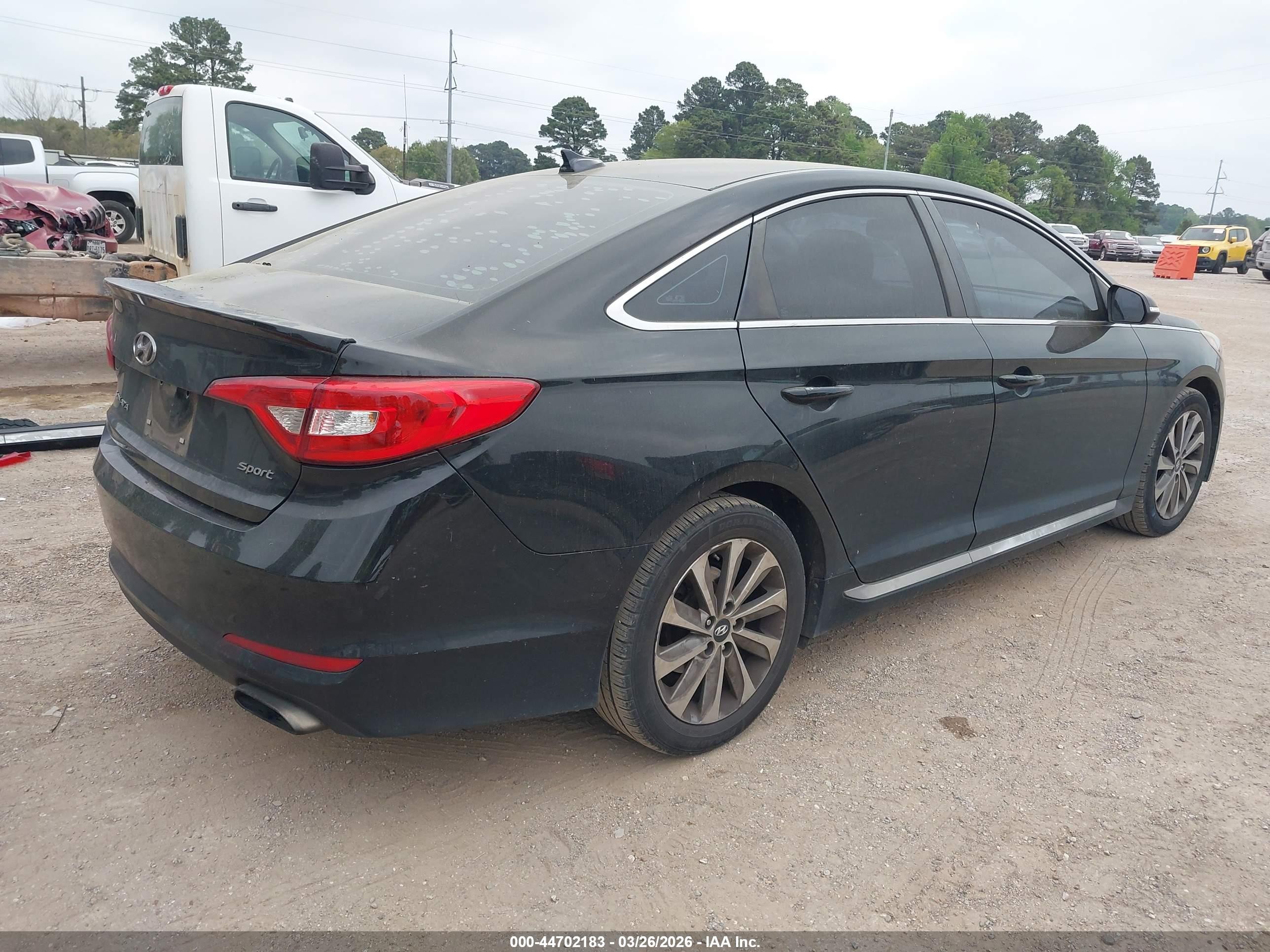 2015 Hyundai Sonata Sport Black vin: 5NPE34AF8FH093028