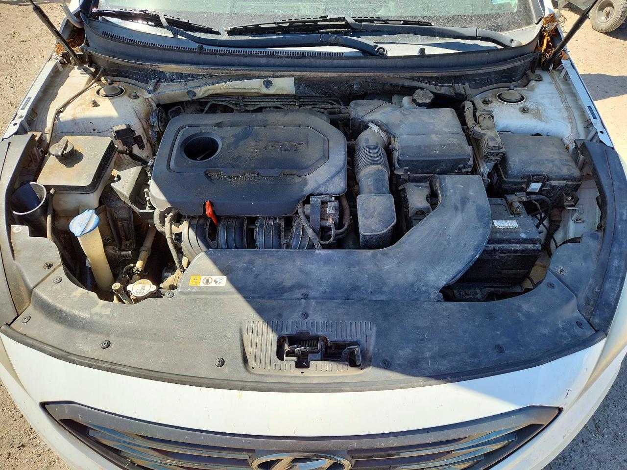 2015 Hyundai Sonata Sport White vin: 5NPE34AF8FH098682
