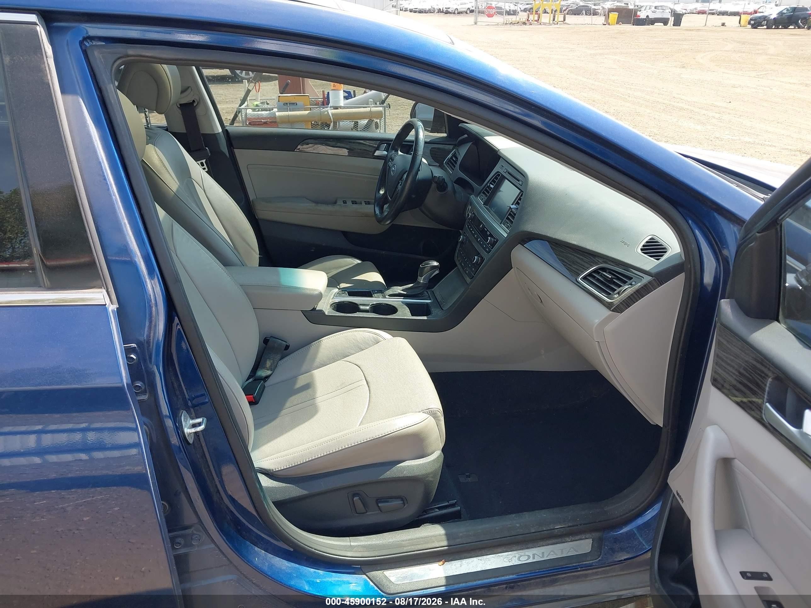 2015 Hyundai Sonata Limited Blue vin: 5NPE34AF8FH099251