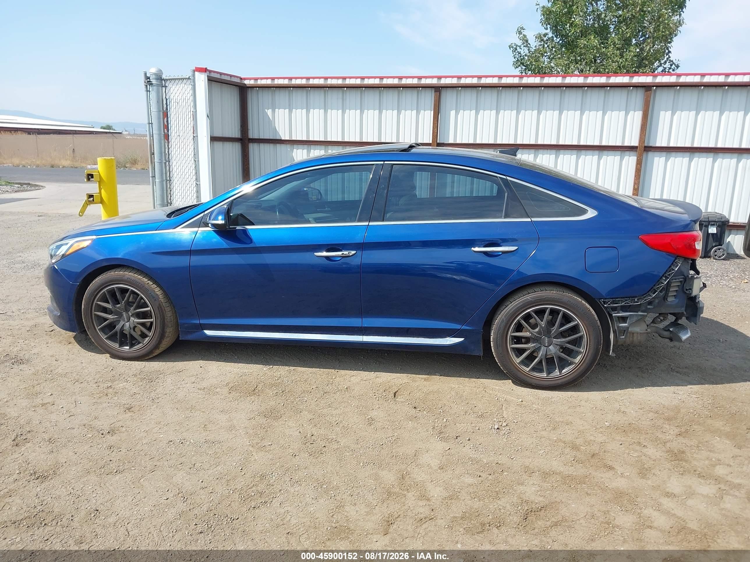 2015 Hyundai Sonata Limited Blue vin: 5NPE34AF8FH099251