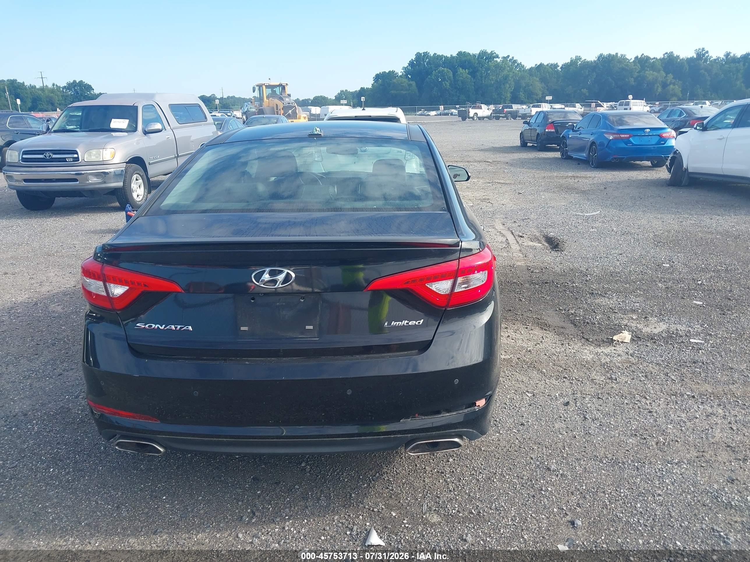 2015 Hyundai Sonata Limited Black vin: 5NPE34AF8FH100818