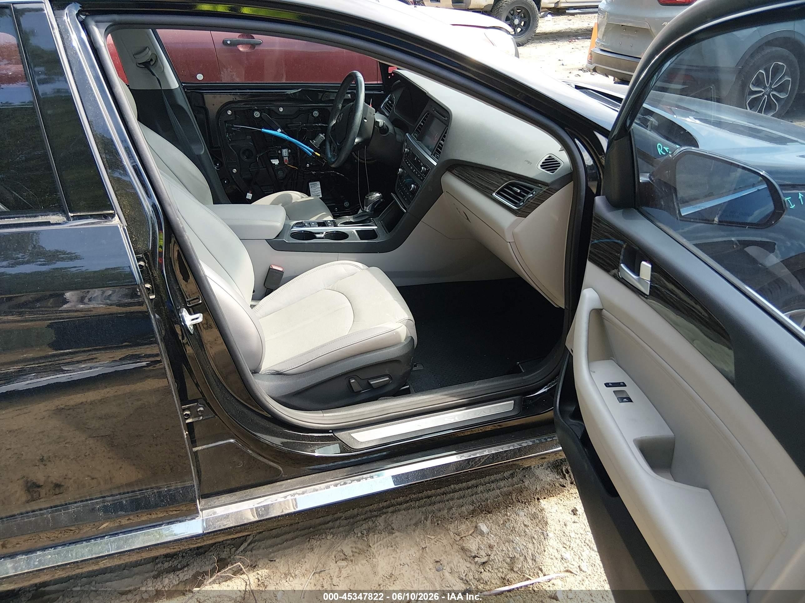2015 Hyundai Sonata Limited Black vin: 5NPE34AF8FH113889