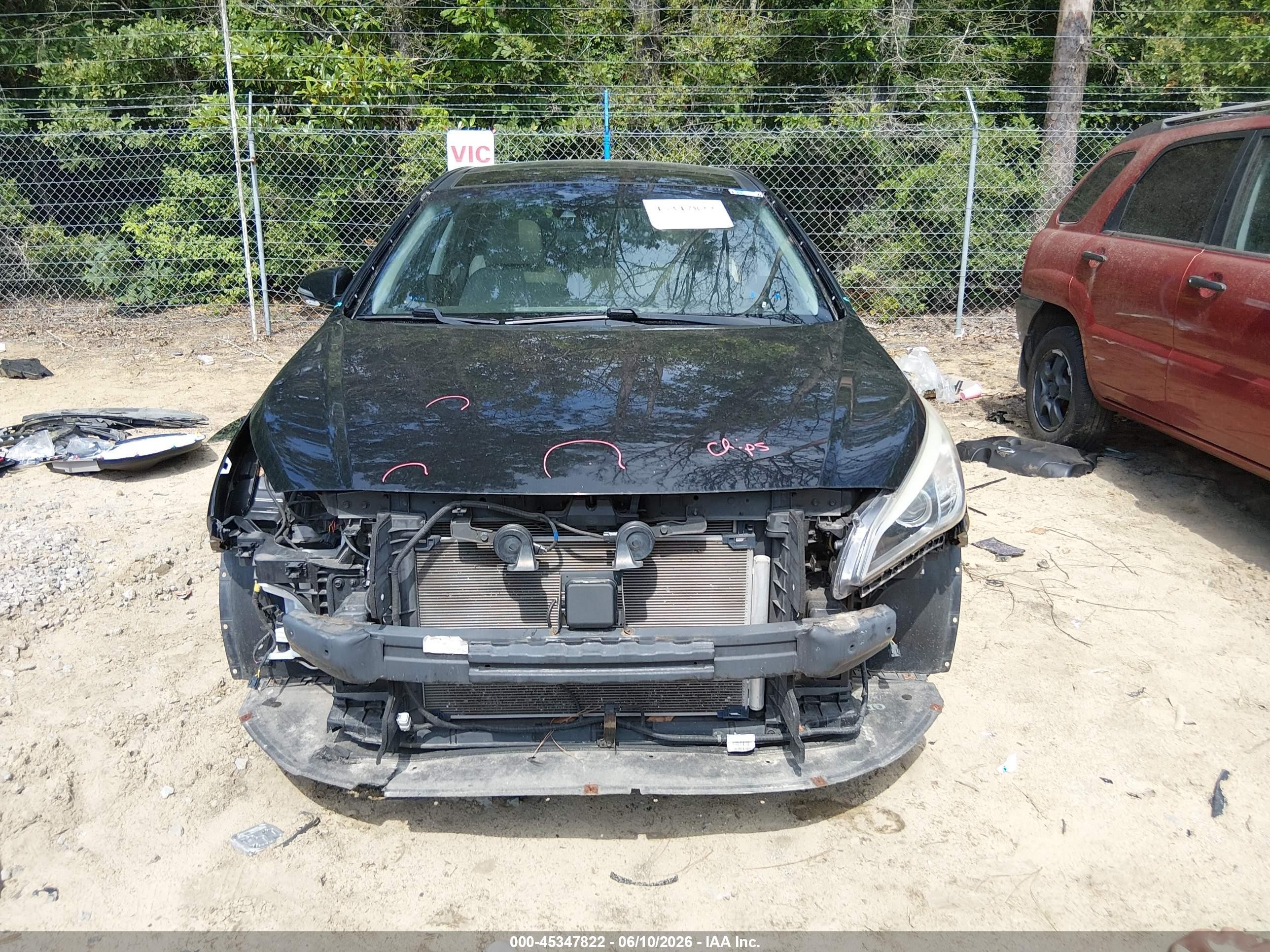2015 Hyundai Sonata Limited Black vin: 5NPE34AF8FH113889
