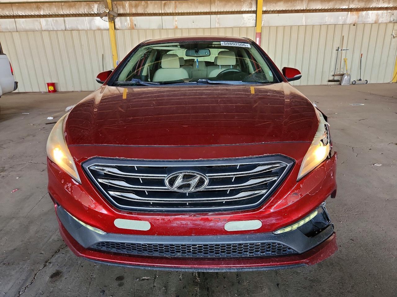 2015 Hyundai Sonata Sport Maroon vin: 5NPE34AF8FH119837
