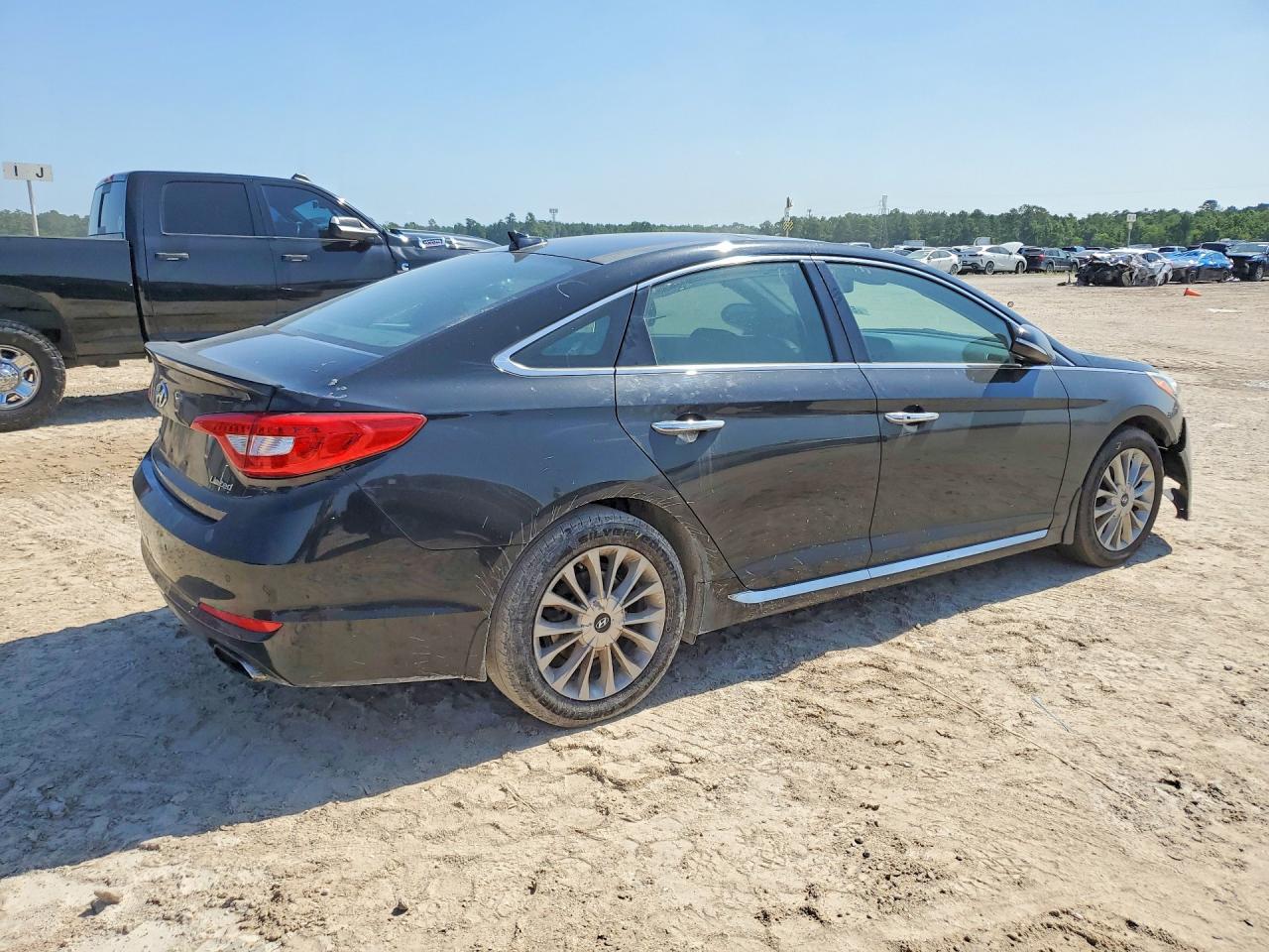 2015 Hyundai Sonata Limited Black vin: 5NPE34AF8FH132250