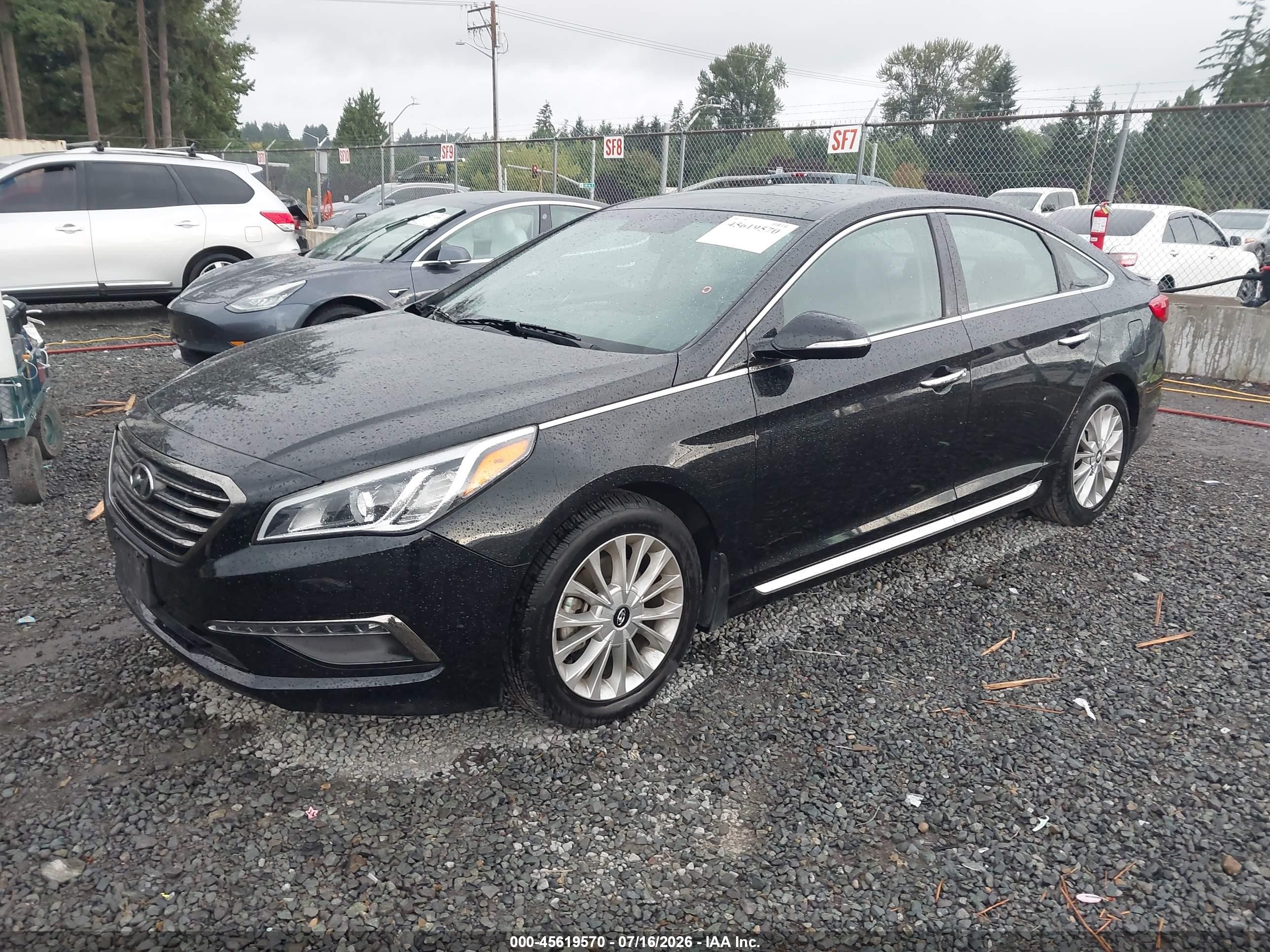 2015 Hyundai Sonata Limited Black vin: 5NPE34AF8FH165345