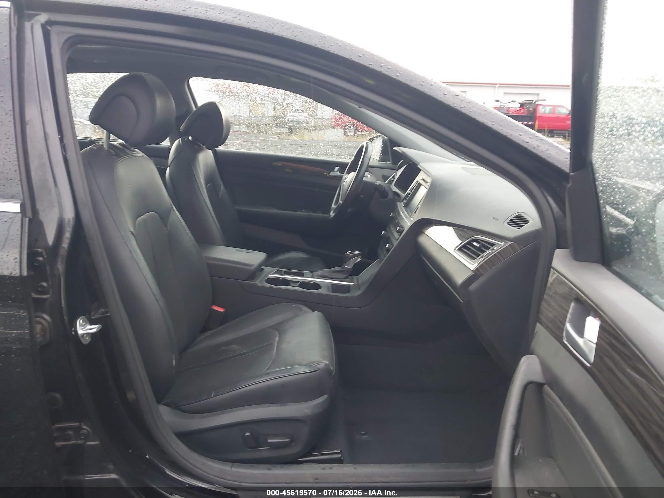 2015 Hyundai Sonata Limited Black vin: 5NPE34AF8FH165345