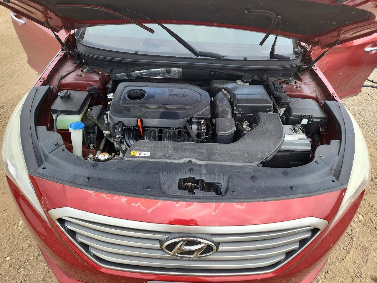 2015 Hyundai Sonata Limited Red vin: 5NPE34AF8FH189516