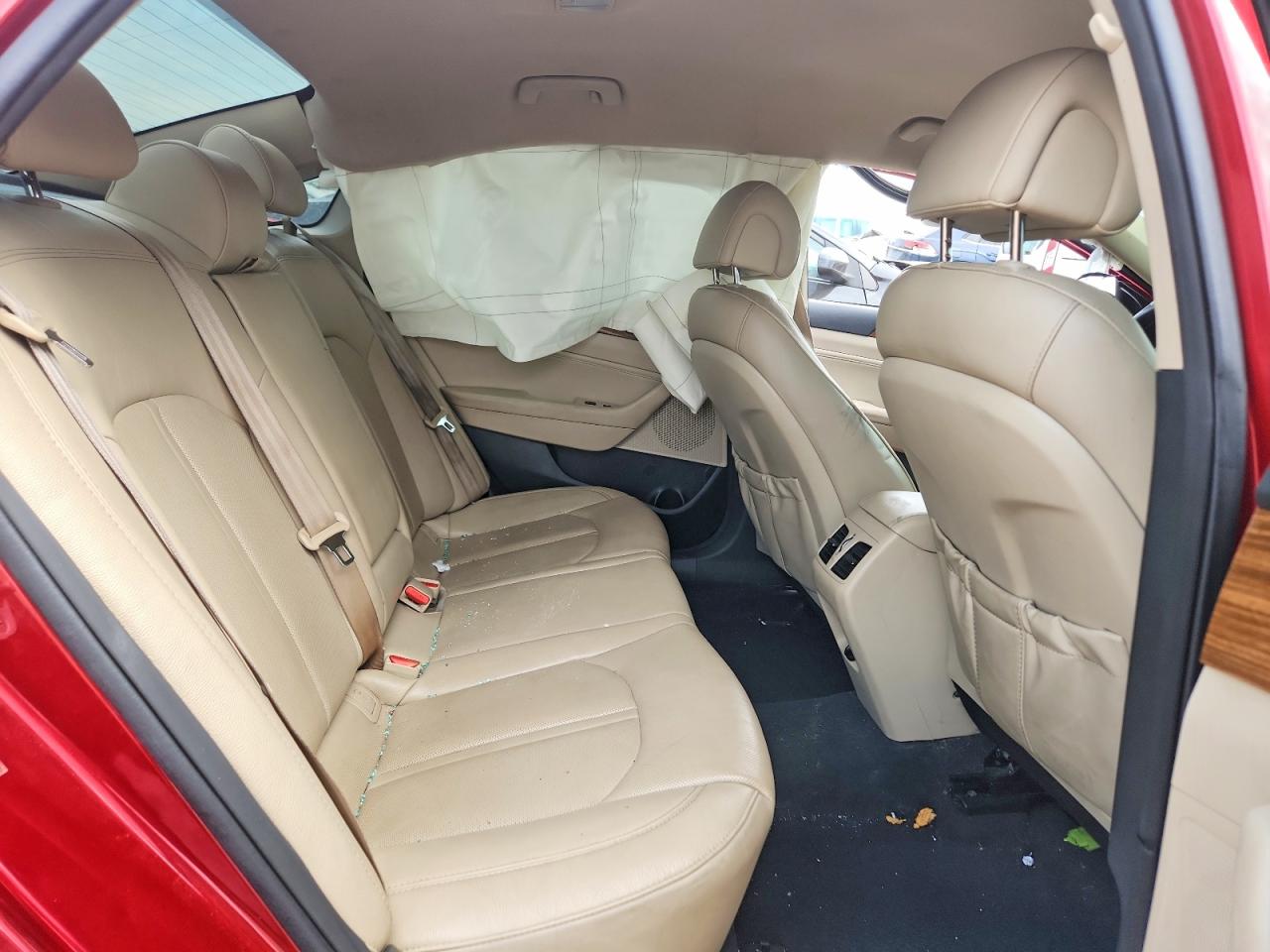 2015 Hyundai Sonata Limited Red vin: 5NPE34AF8FH189516