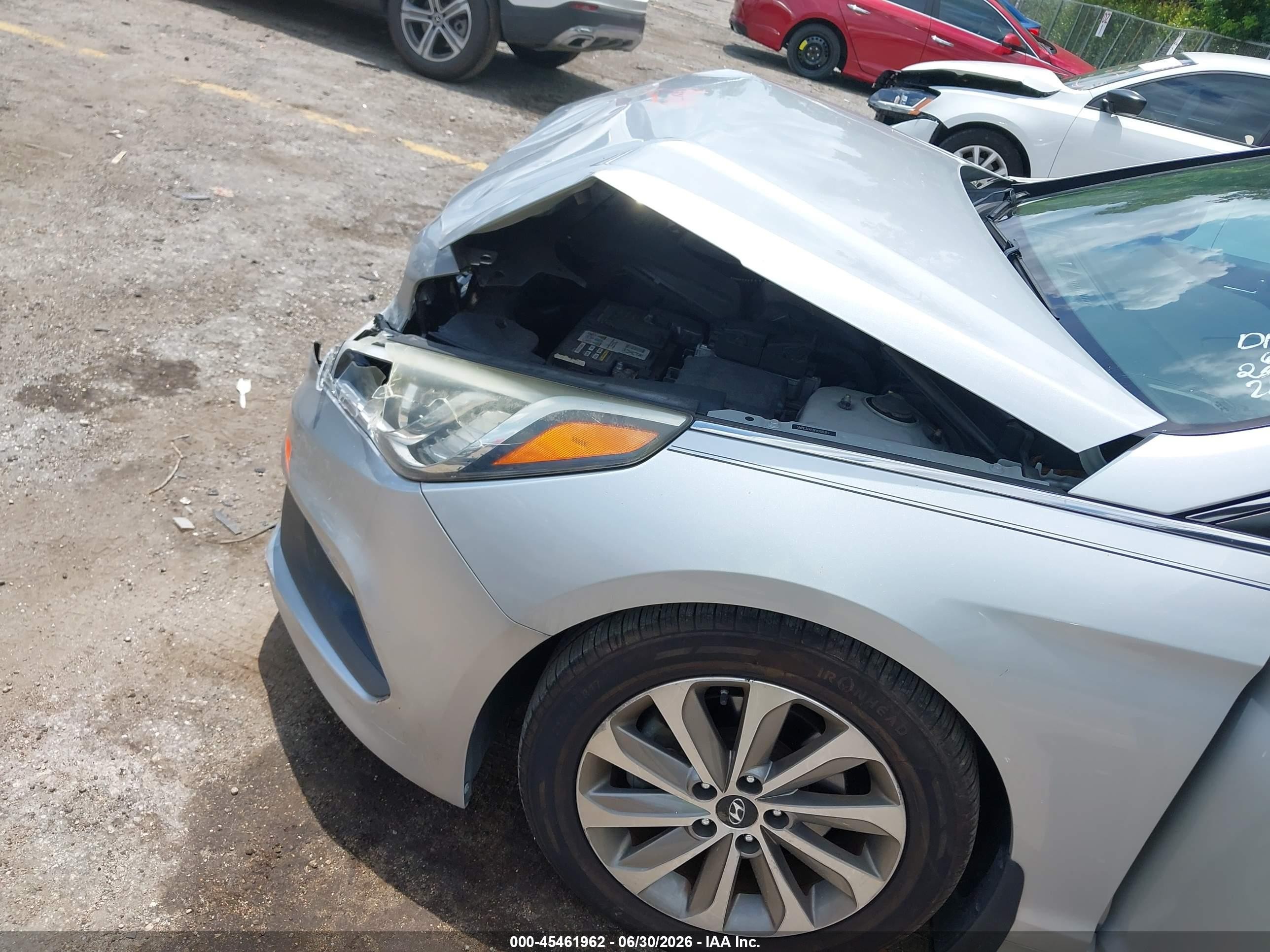 2015 Hyundai Sonata Sport/limited Silver vin: 5NPE34AF8FH200319