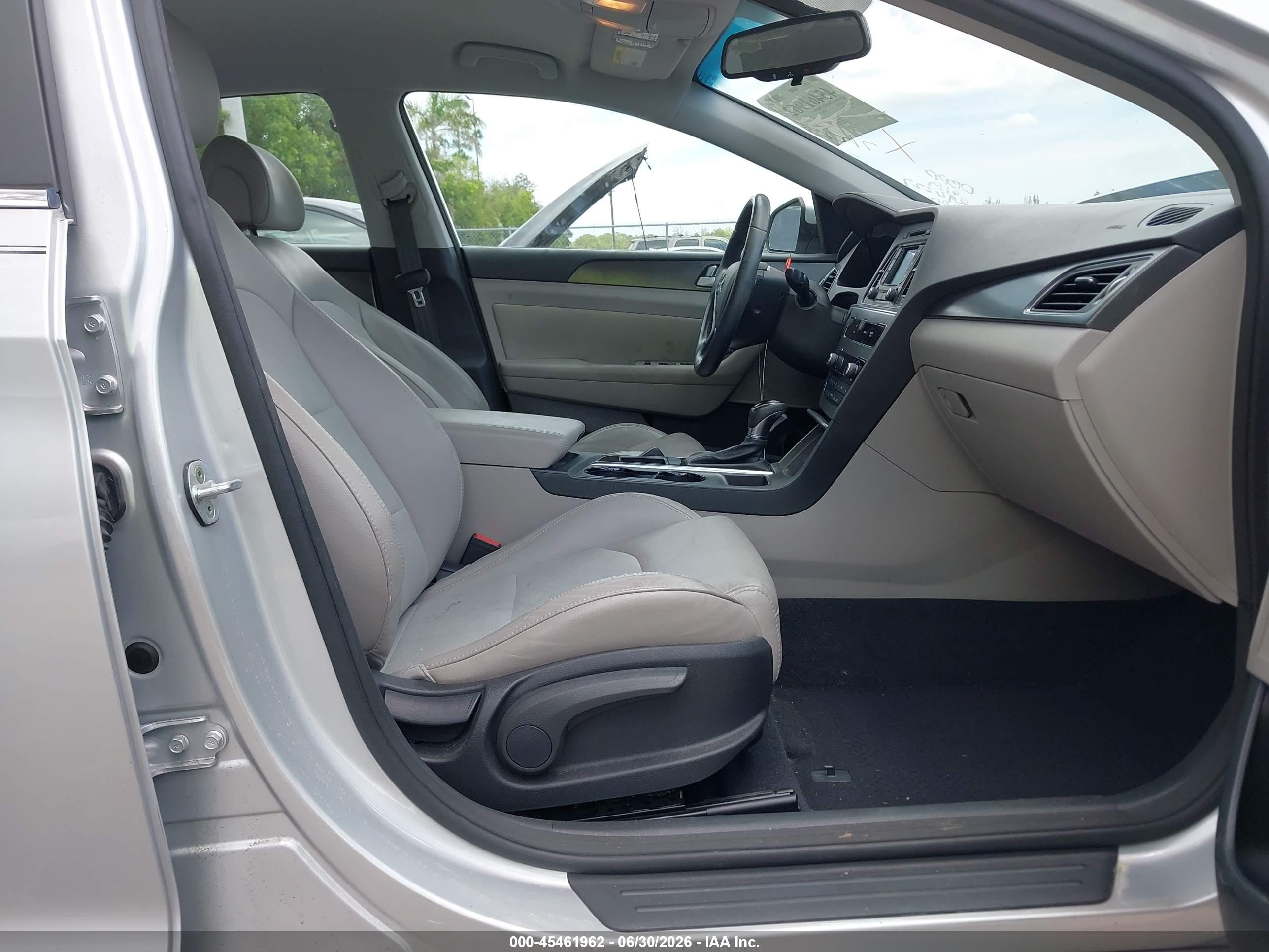 2015 Hyundai Sonata Sport/limited Silver vin: 5NPE34AF8FH200319