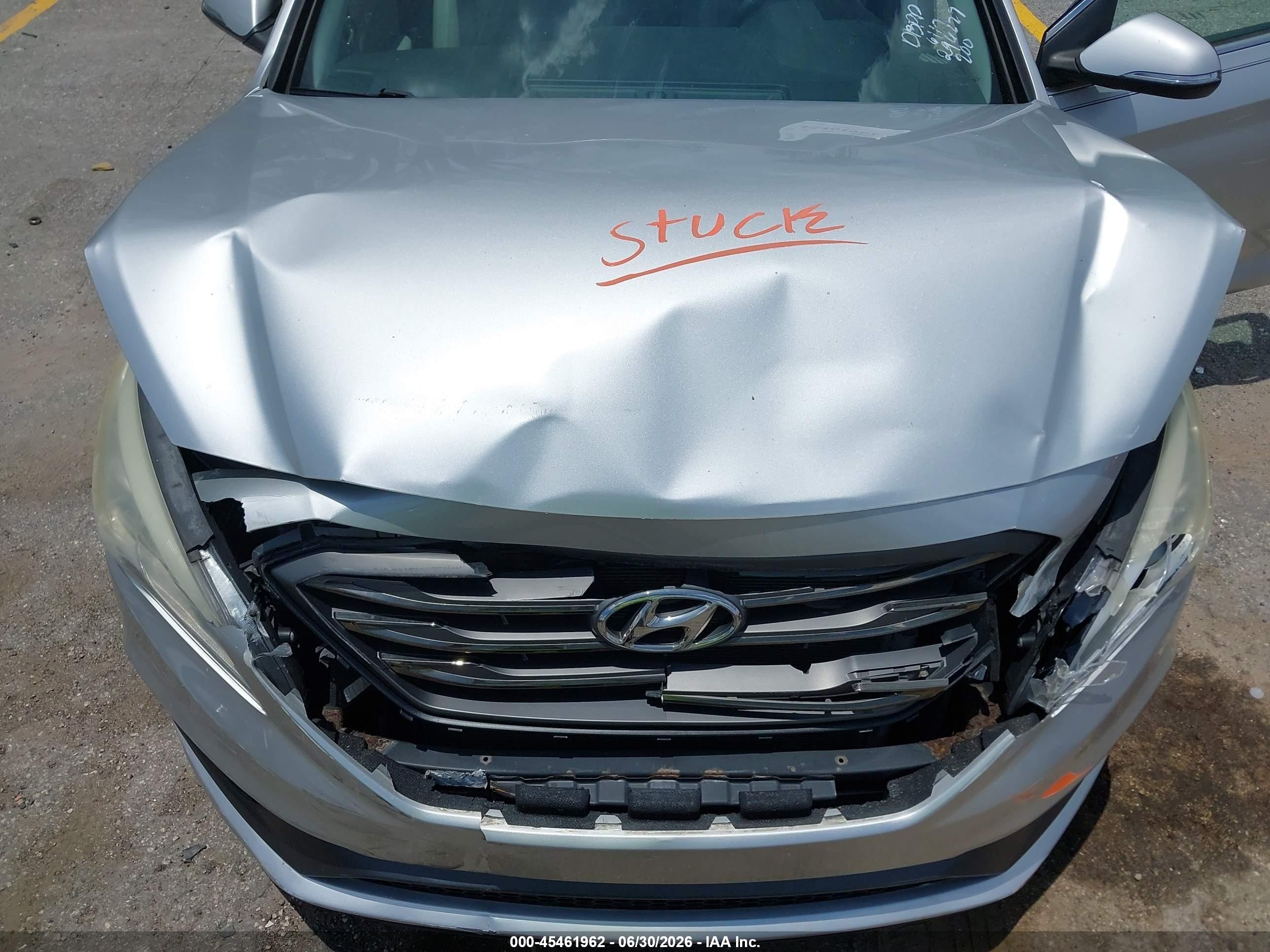 2015 Hyundai Sonata Sport/limited Silver vin: 5NPE34AF8FH200319