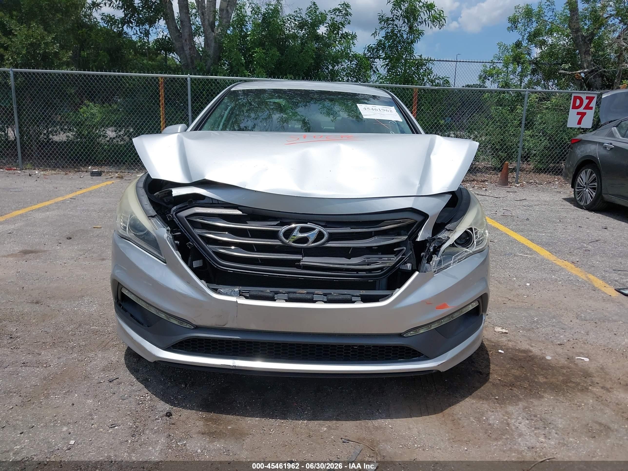 2015 Hyundai Sonata Sport/limited Silver vin: 5NPE34AF8FH200319