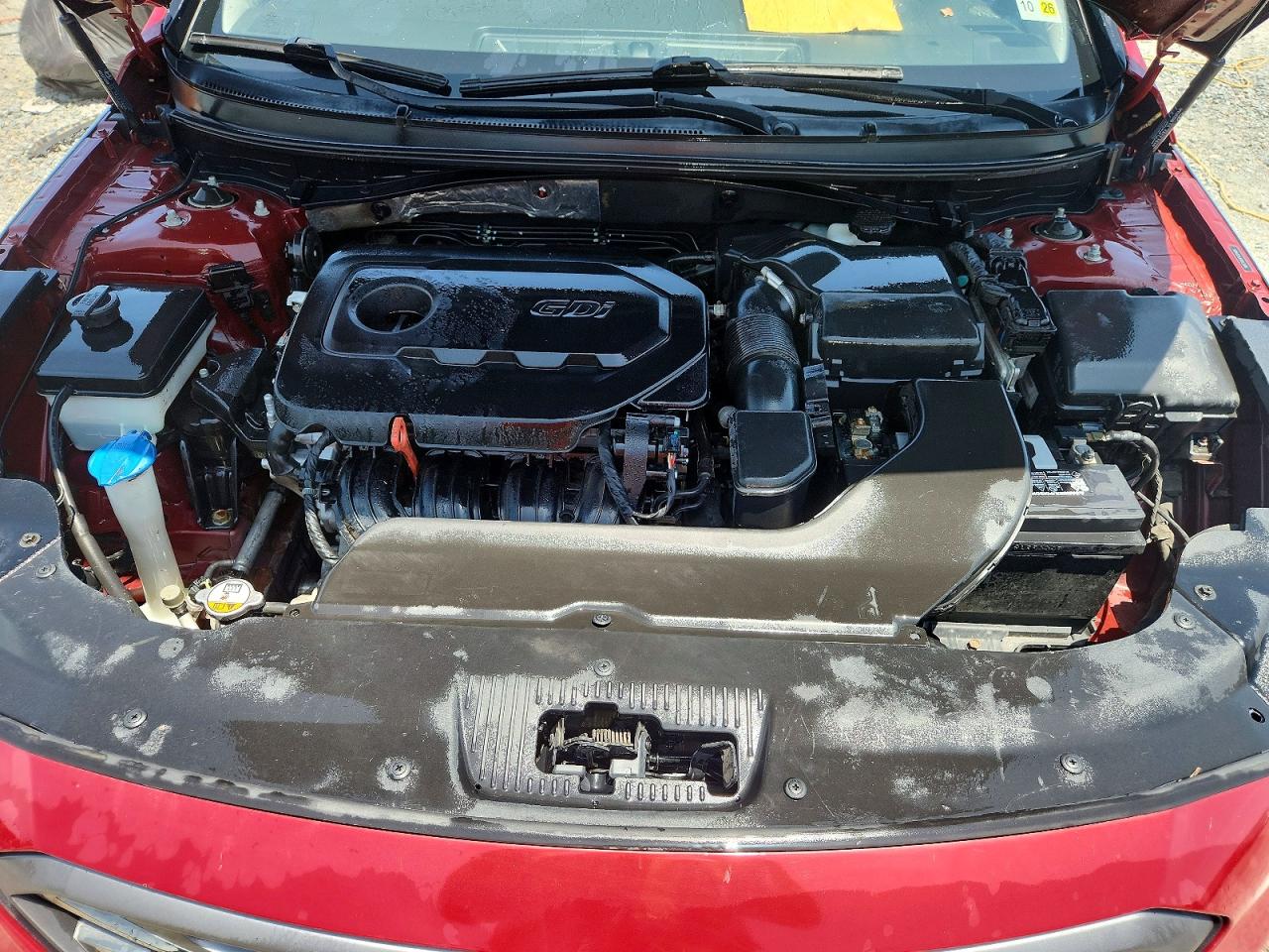 2015 Hyundai Sonata Sport Red vin: 5NPE34AF8FH204404
