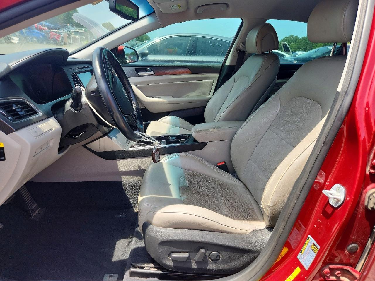 2015 Hyundai Sonata Sport Red vin: 5NPE34AF8FH204404