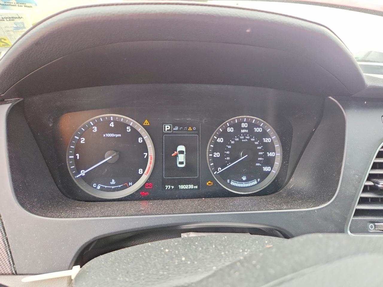 2015 Hyundai Sonata Sport Red vin: 5NPE34AF8FH204404