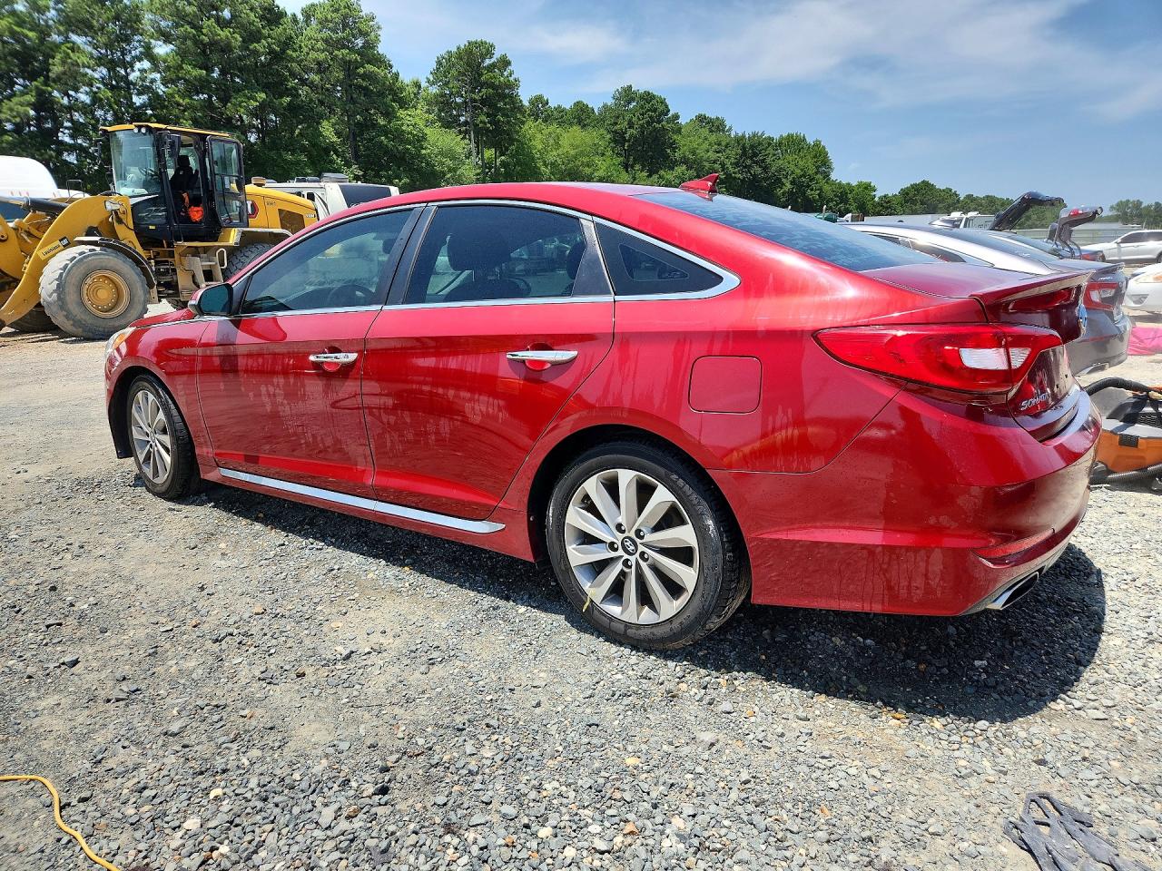 2015 Hyundai Sonata Sport Red vin: 5NPE34AF8FH204404