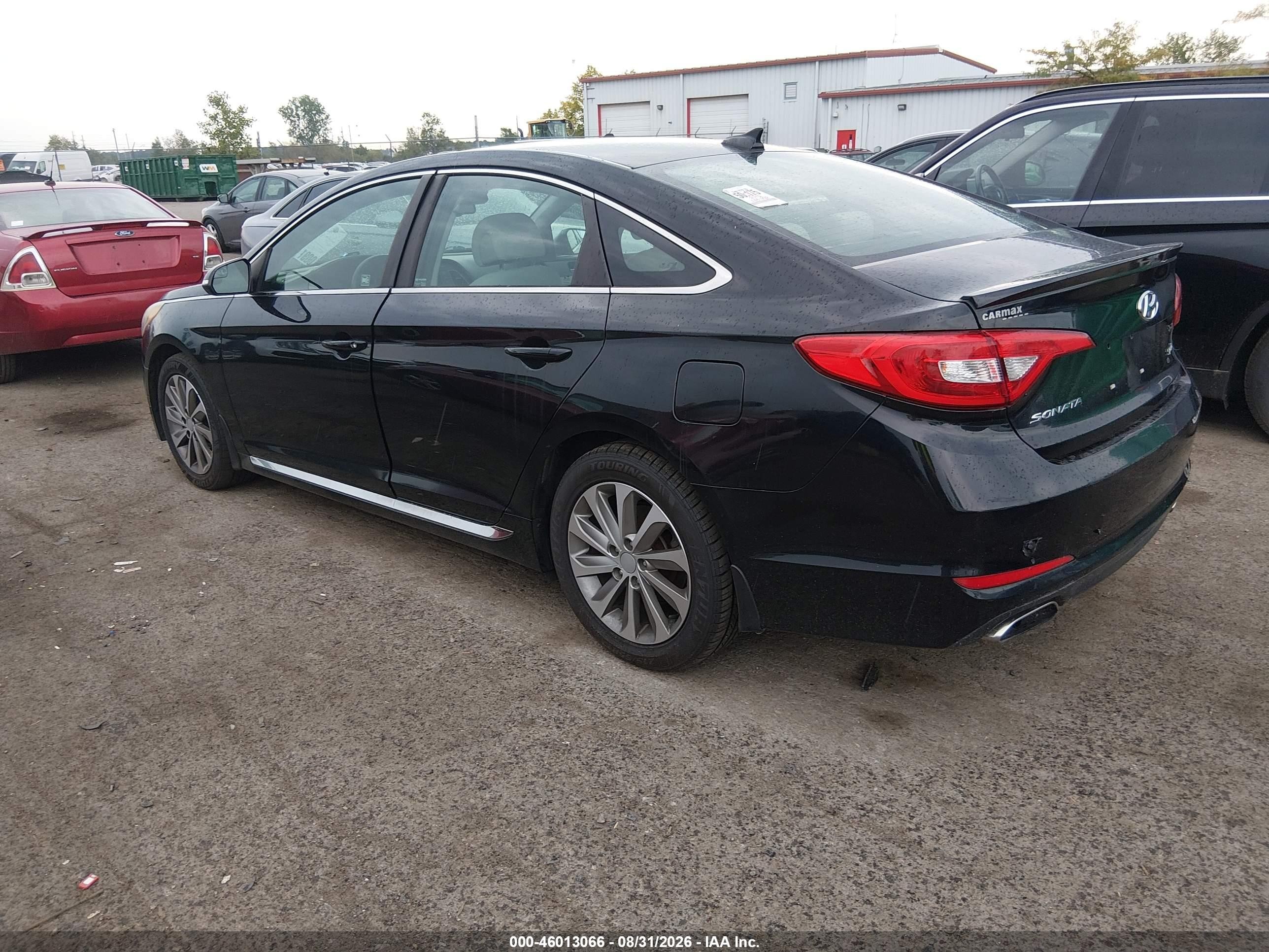2015 Hyundai Sonata Sport Black vin: 5NPE34AF8FH216570