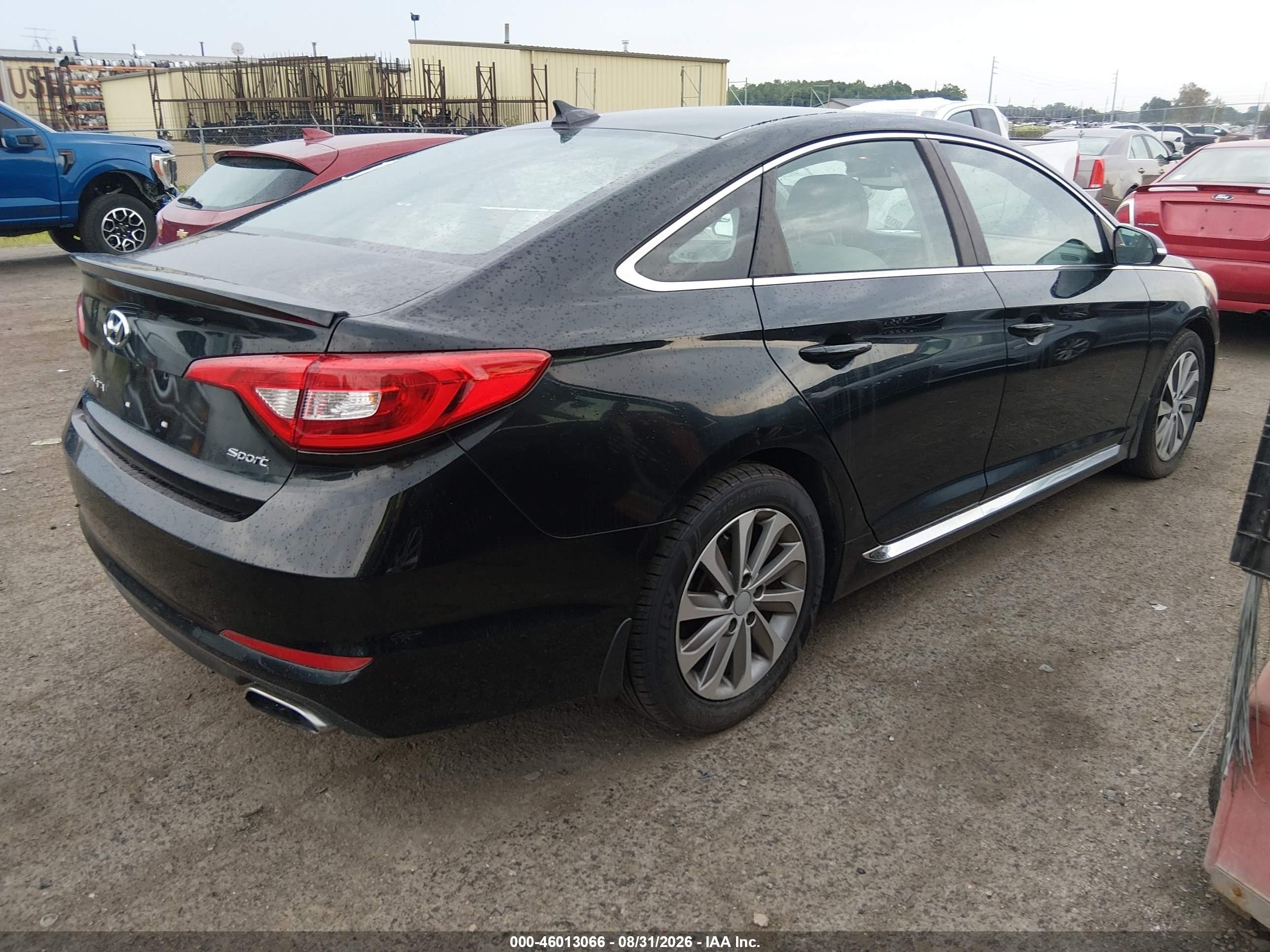 2015 Hyundai Sonata Sport Black vin: 5NPE34AF8FH216570
