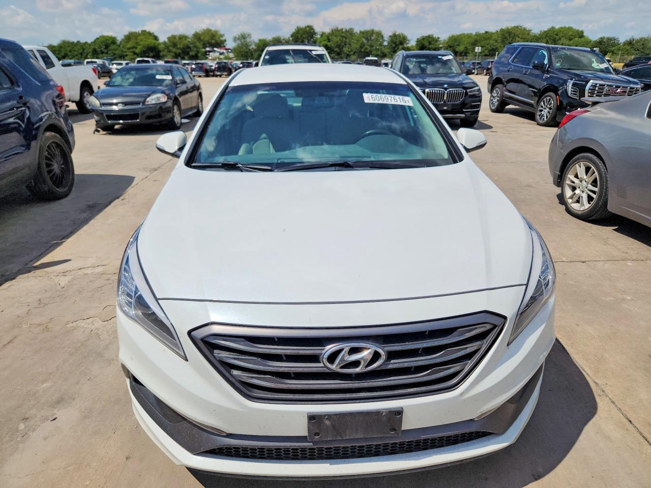 2015 Hyundai Sonata Sport Белый vin: 5NPE34AF8FH218268