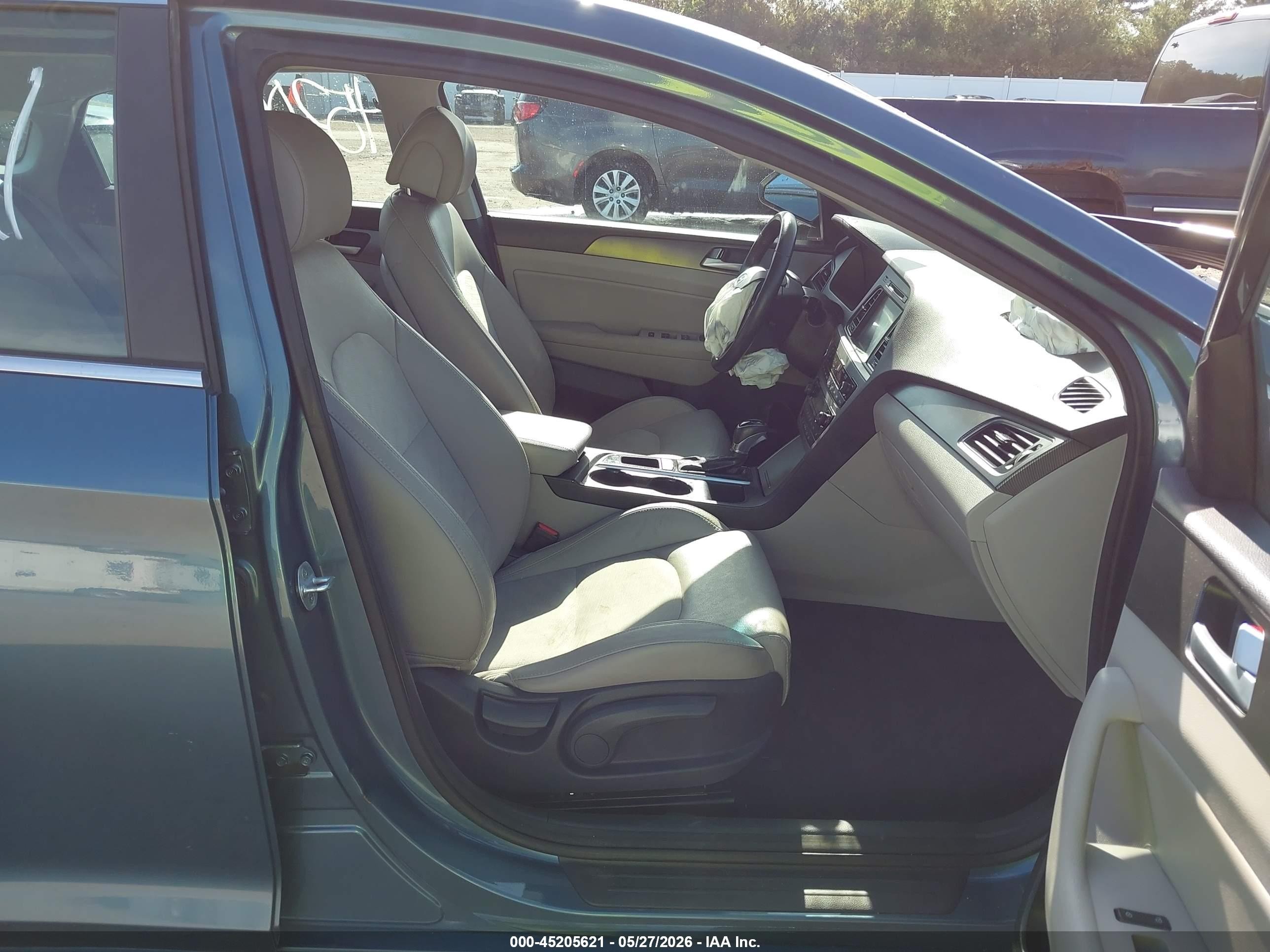 2015 Hyundai Sonata Sport Blue vin: 5NPE34AF8FH219226