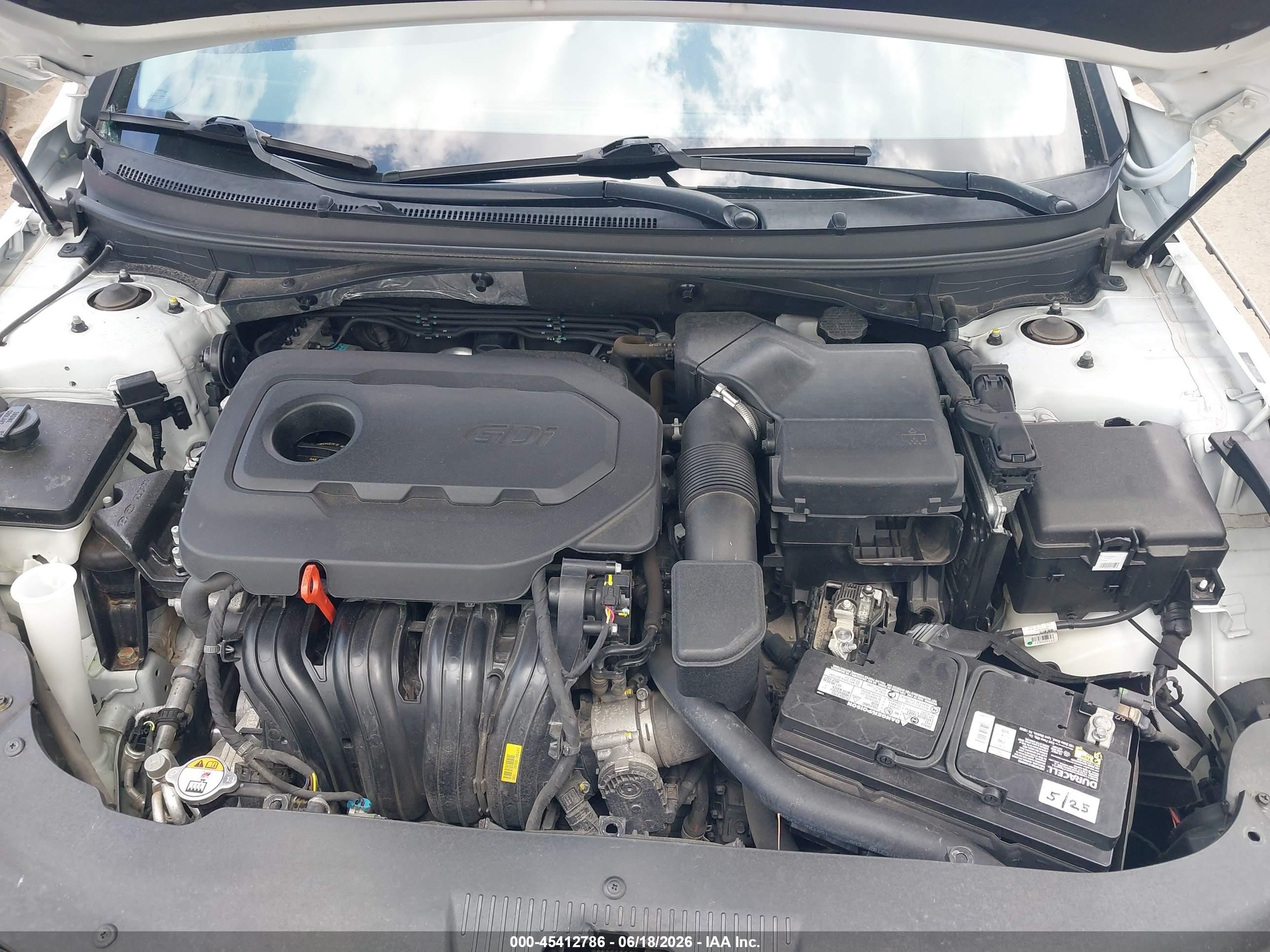 2015 Hyundai Sonata Sport White vin: 5NPE34AF8FH233112