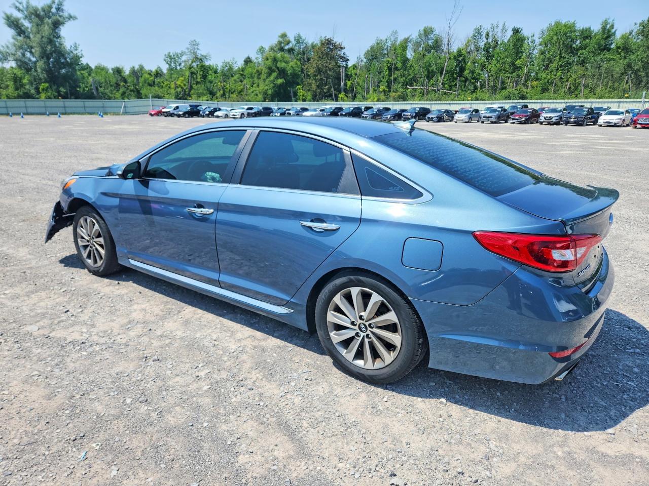 2015 Hyundai Sonata Sport Blue vin: 5NPE34AF8FH235801
