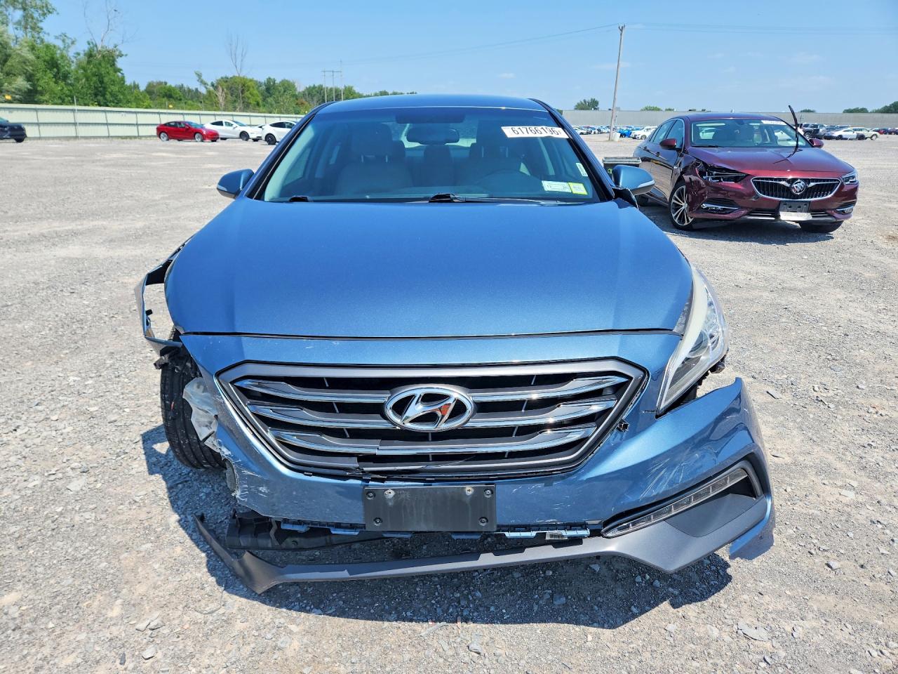 2015 Hyundai Sonata Sport Blue vin: 5NPE34AF8FH235801