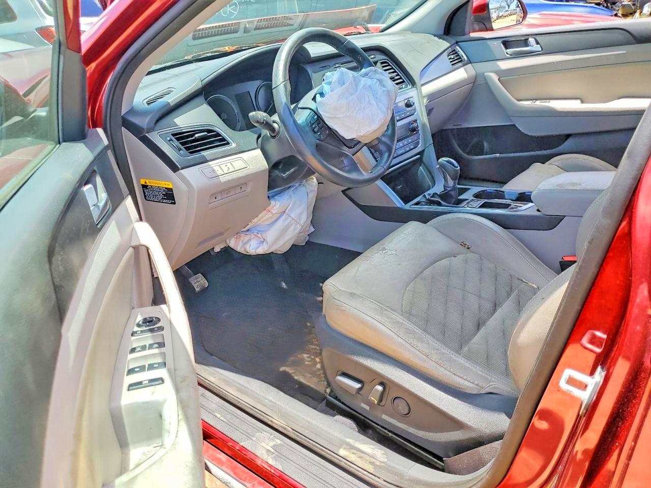 2015 Hyundai Sonata Sport Burgundy vin: 5NPE34AF8FH248323