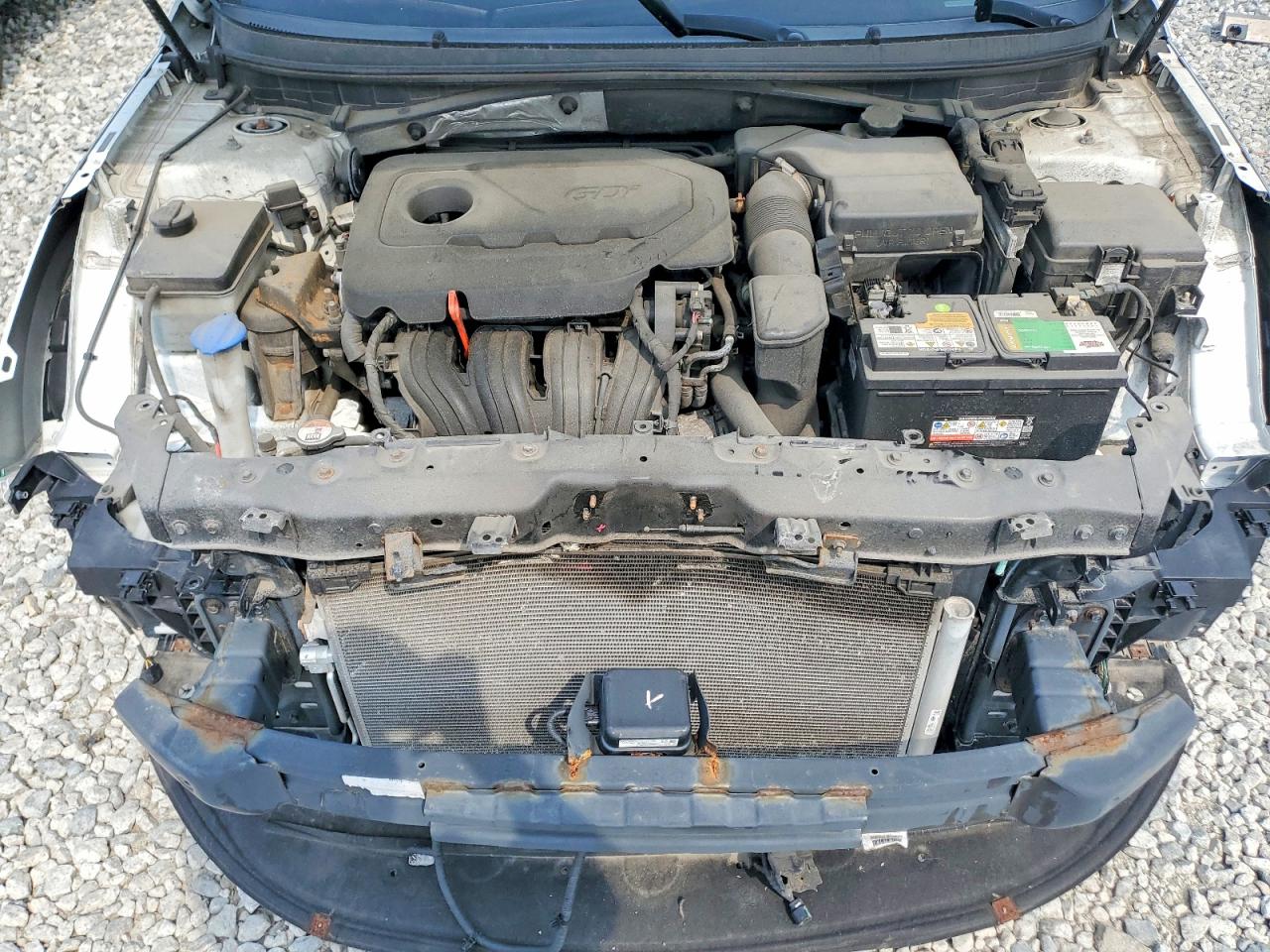 2015 Hyundai Sonata Sport 4d Seda Белый vin: 5NPE34AF8FH248404