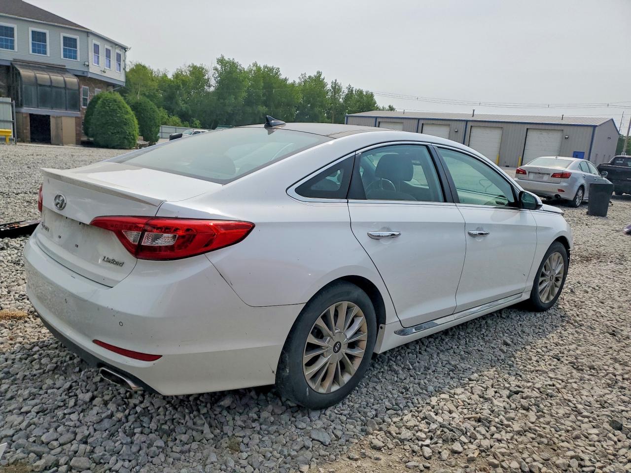 2015 Hyundai Sonata Sport 4d Seda Белый vin: 5NPE34AF8FH248404
