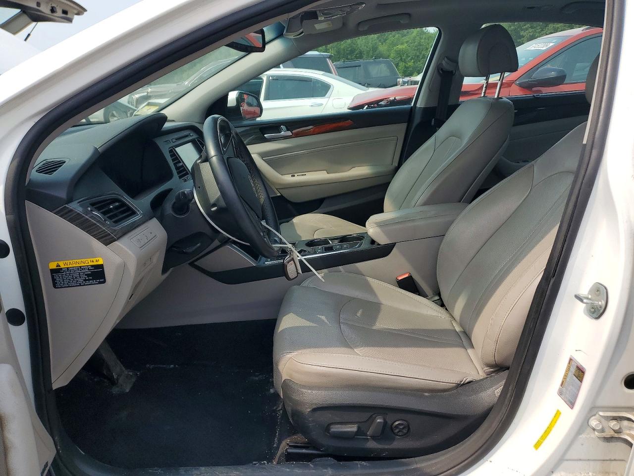 2015 Hyundai Sonata Sport 4d Seda Белый vin: 5NPE34AF8FH248404