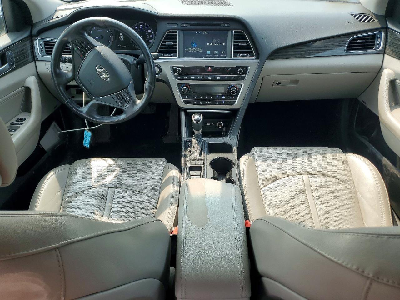 2015 Hyundai Sonata Sport 4d Seda Белый vin: 5NPE34AF8FH248404