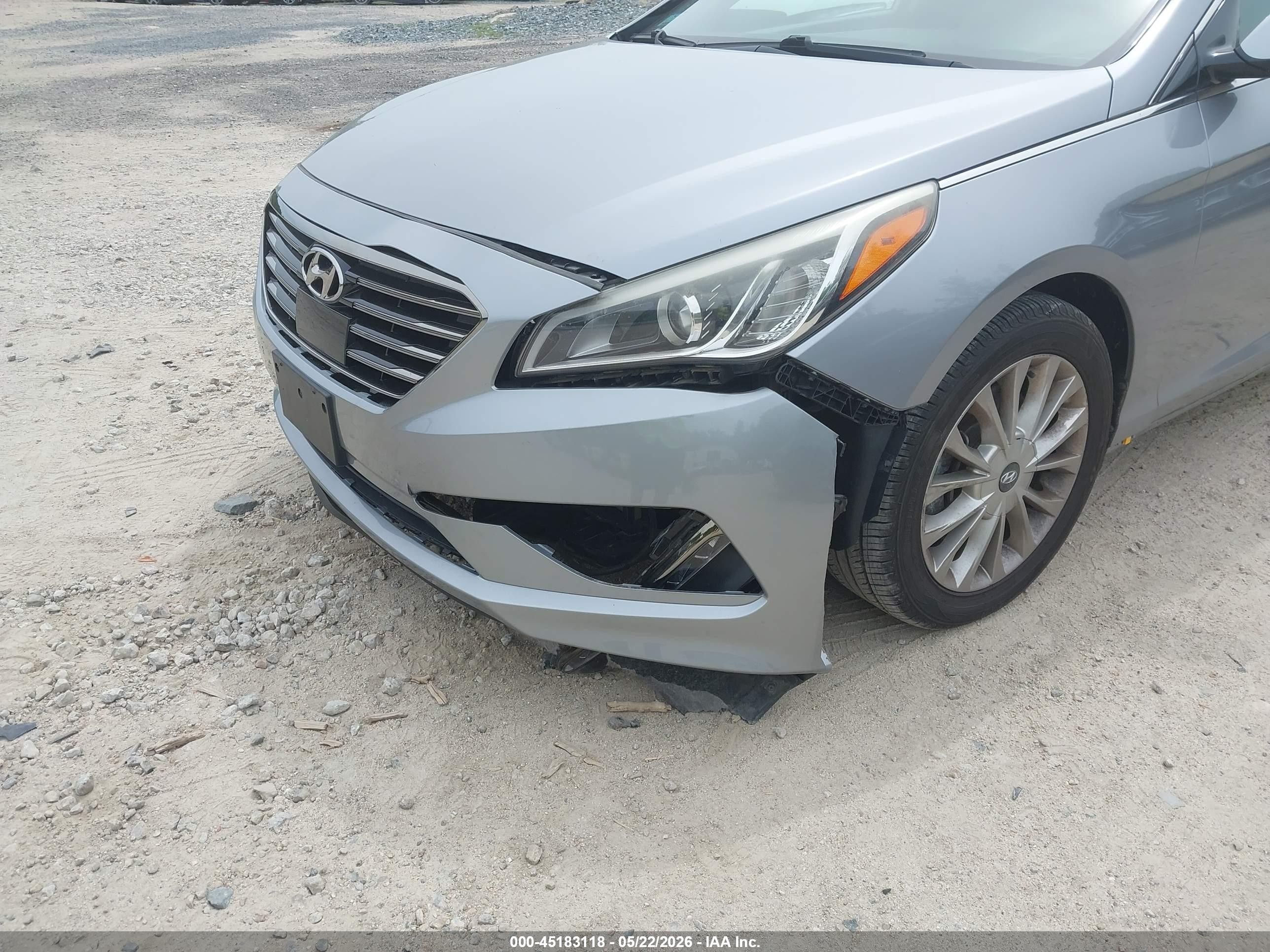 2015 Hyundai Sonata Limited Gray vin: 5NPE34AF8FH253487