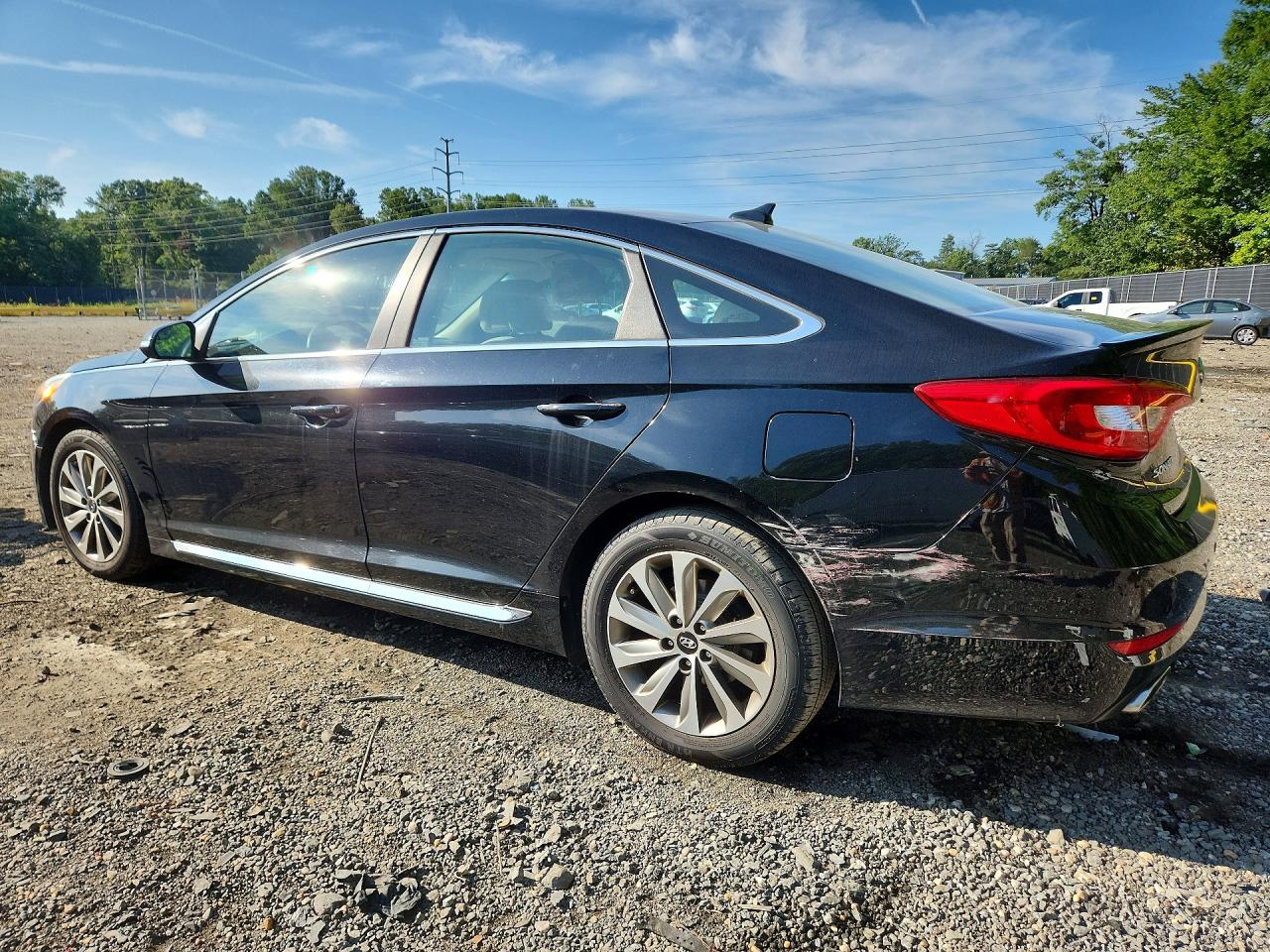 2016 Hyundai Sonata Sport Black vin: 5NPE34AF8GH279010