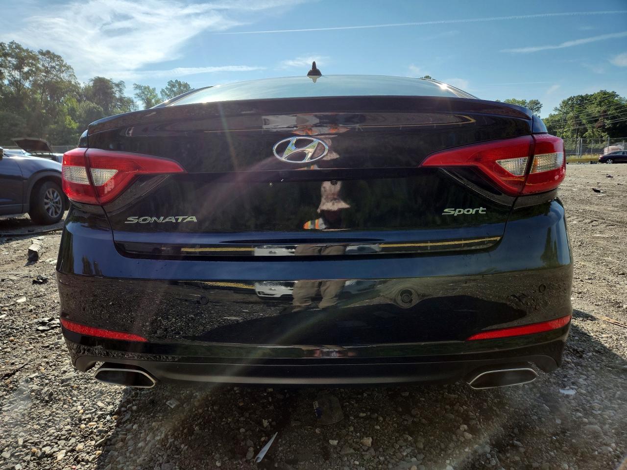 2016 Hyundai Sonata Sport Black vin: 5NPE34AF8GH279010